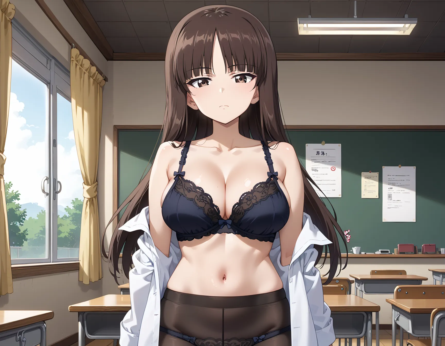 【「下着（ブラジャー・パンティ）」AIエロ画像（イラスト・アニメ・二次元風）15996枚まとめ！(157ページ目)のエロ画像1枚目