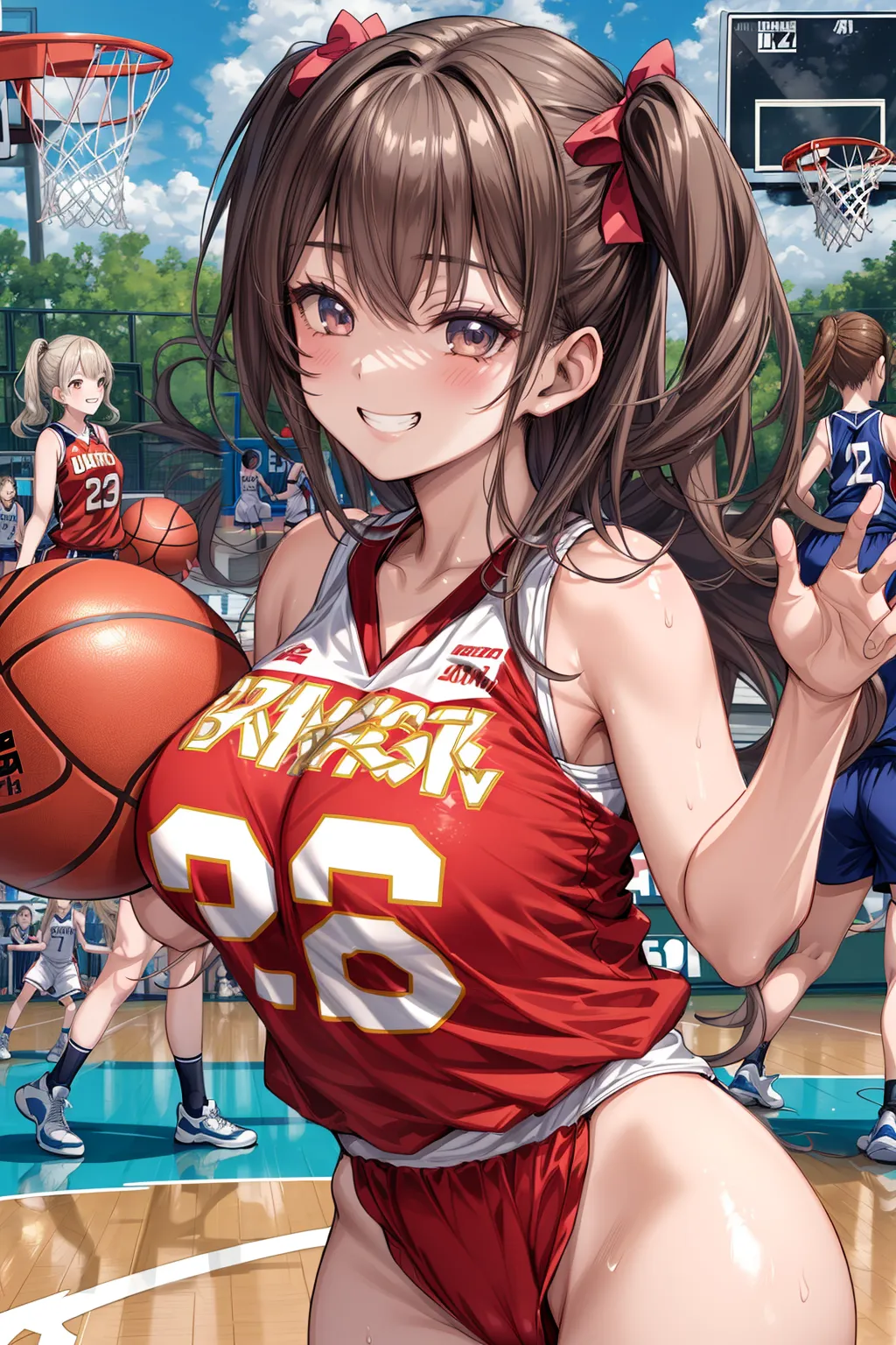 【「爆乳・超乳」AIエロ画像（イラスト・アニメ・二次元風）5621枚まとめ！(55ページ目)のエロ画像14枚目