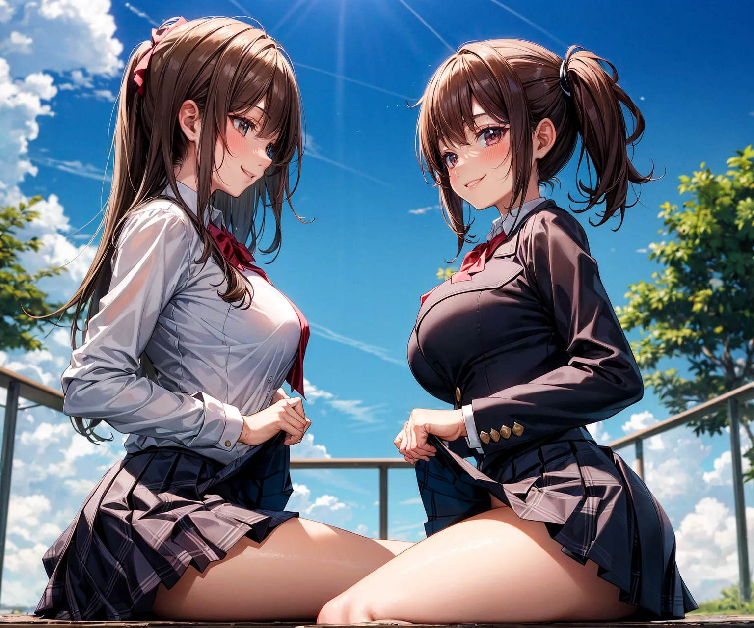 【「爆乳・超乳」AIエロ画像（イラスト・アニメ・二次元風）5621枚まとめ！(55ページ目)のエロ画像5枚目