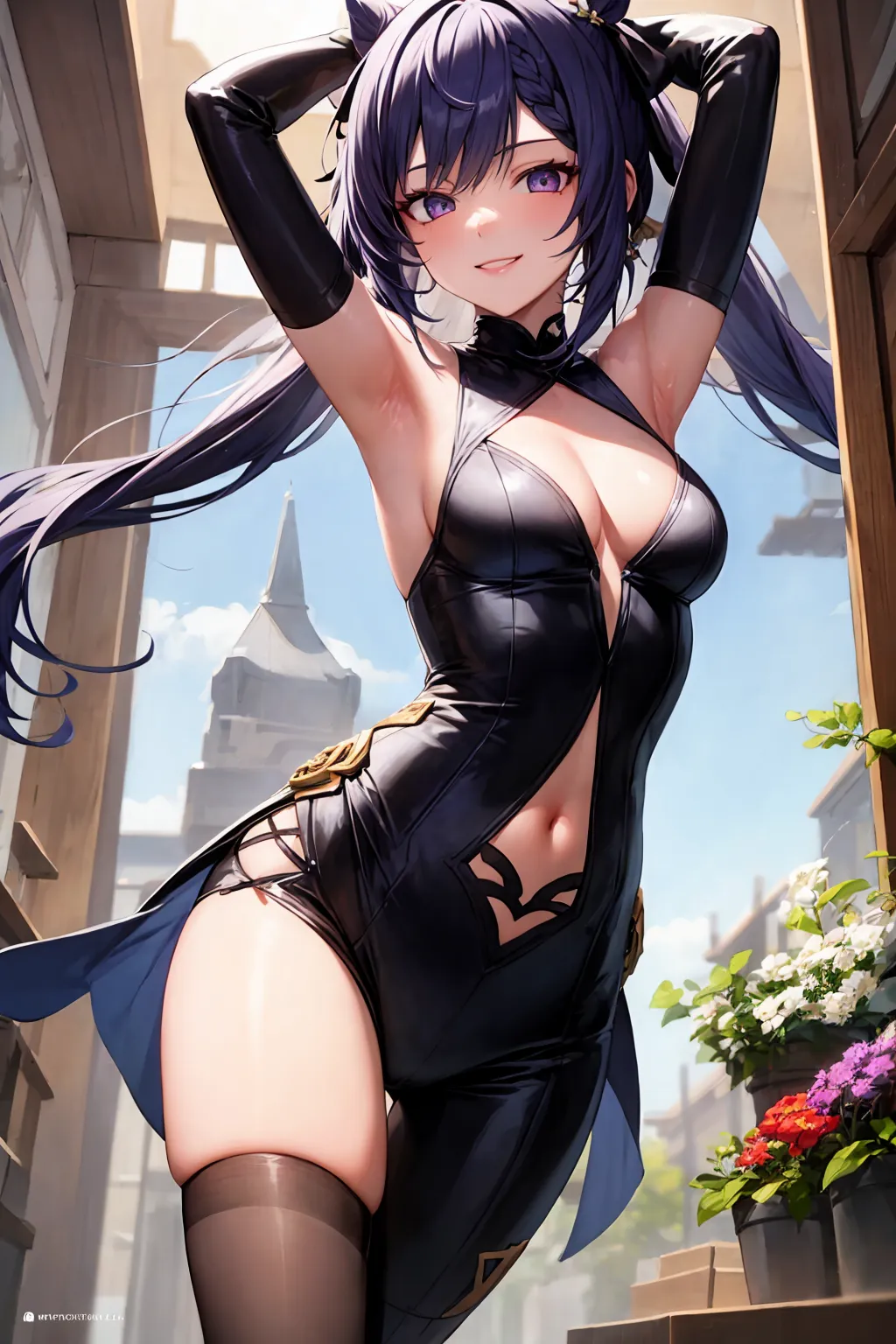 【「貧乳」AIエロ画像（イラスト・アニメ・二次元風）8390枚まとめ！(83ページ目)のエロ画像23枚目