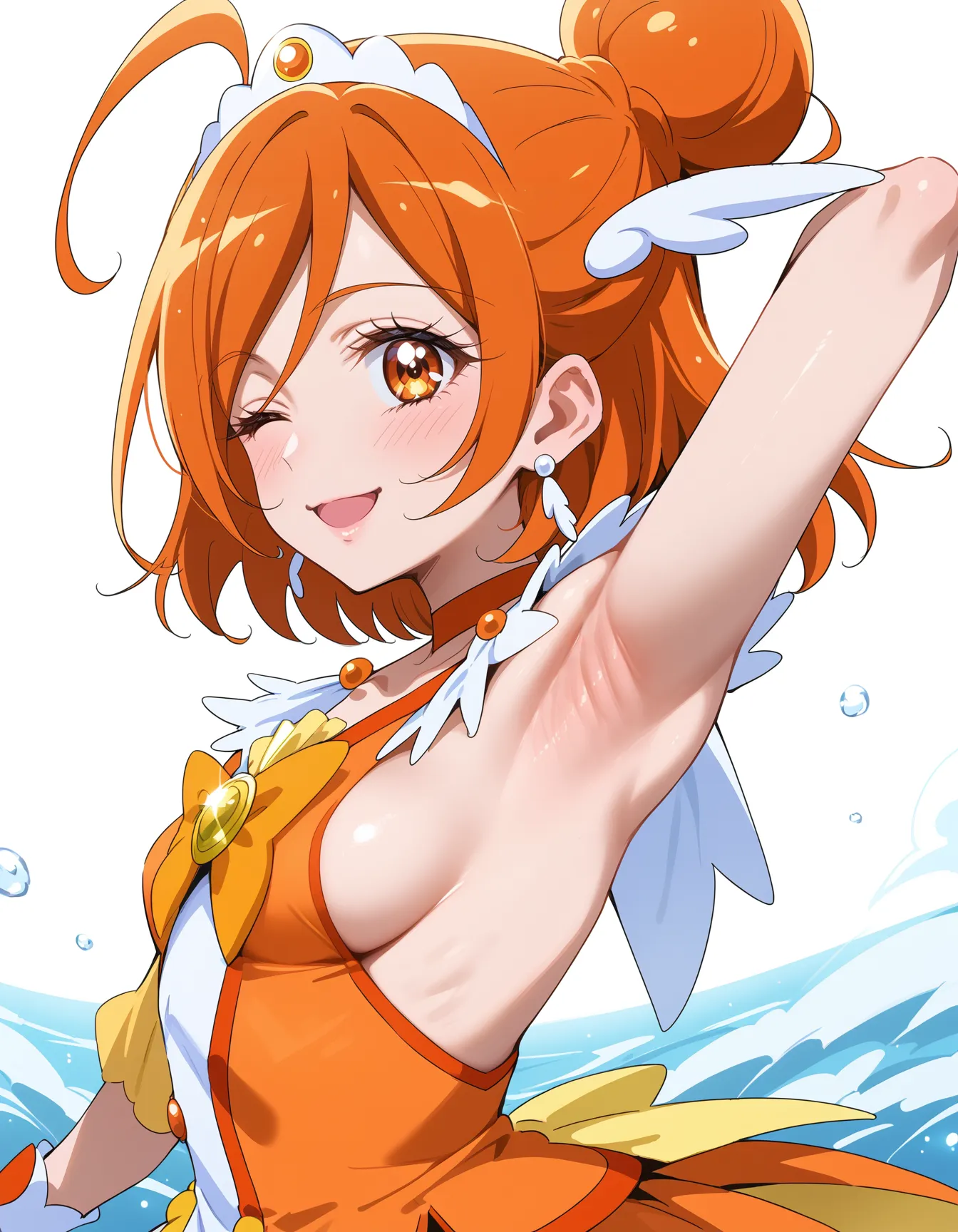 【「腋・脇」AIエロ画像（イラスト・アニメ・二次元風）4705枚まとめ！(47ページ目)のエロ画像9枚目
