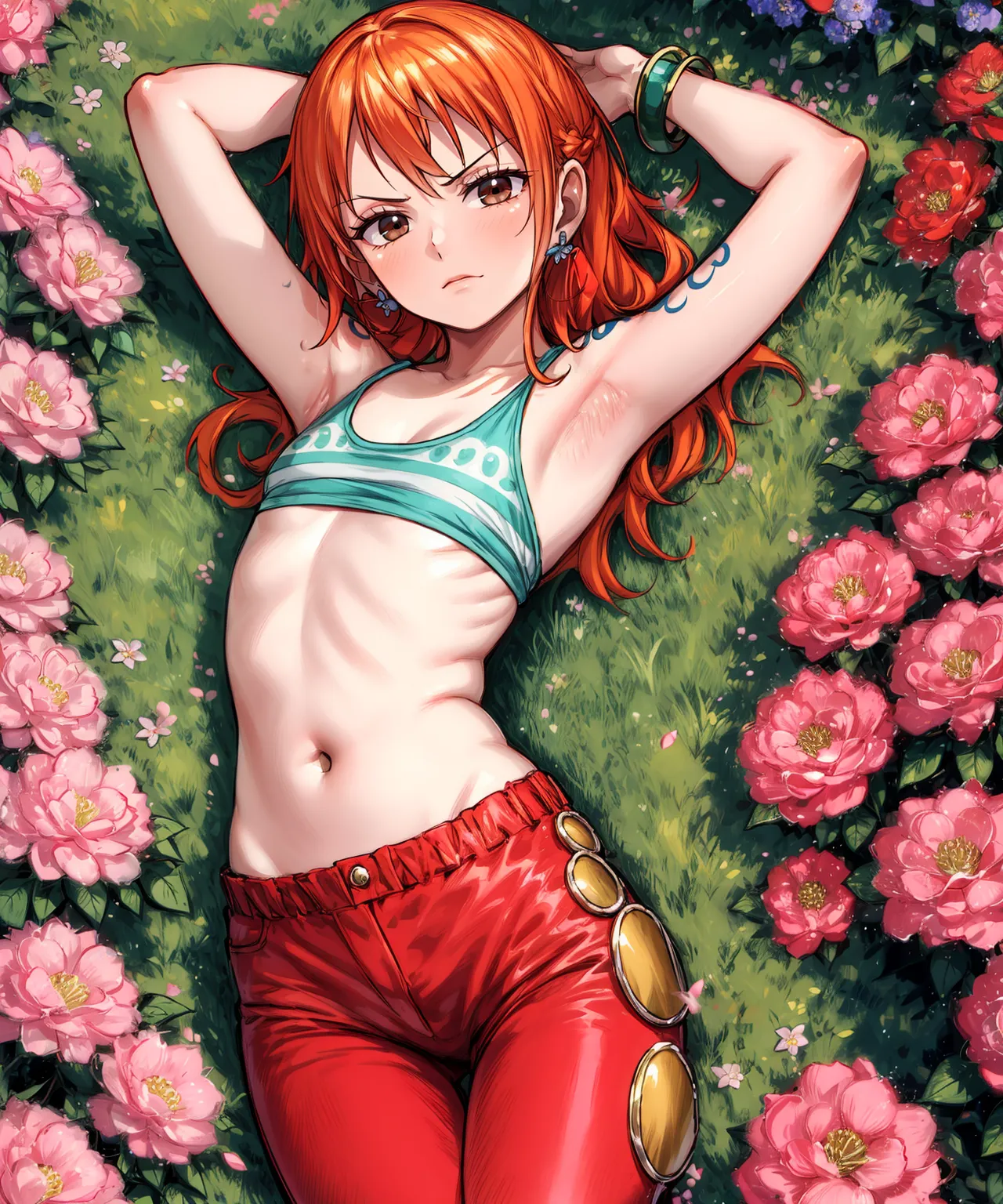 【「下着（ブラジャー・パンティ）」AIエロ画像（イラスト・アニメ・二次元風）15996枚まとめ！(154ページ目)のエロ画像13枚目