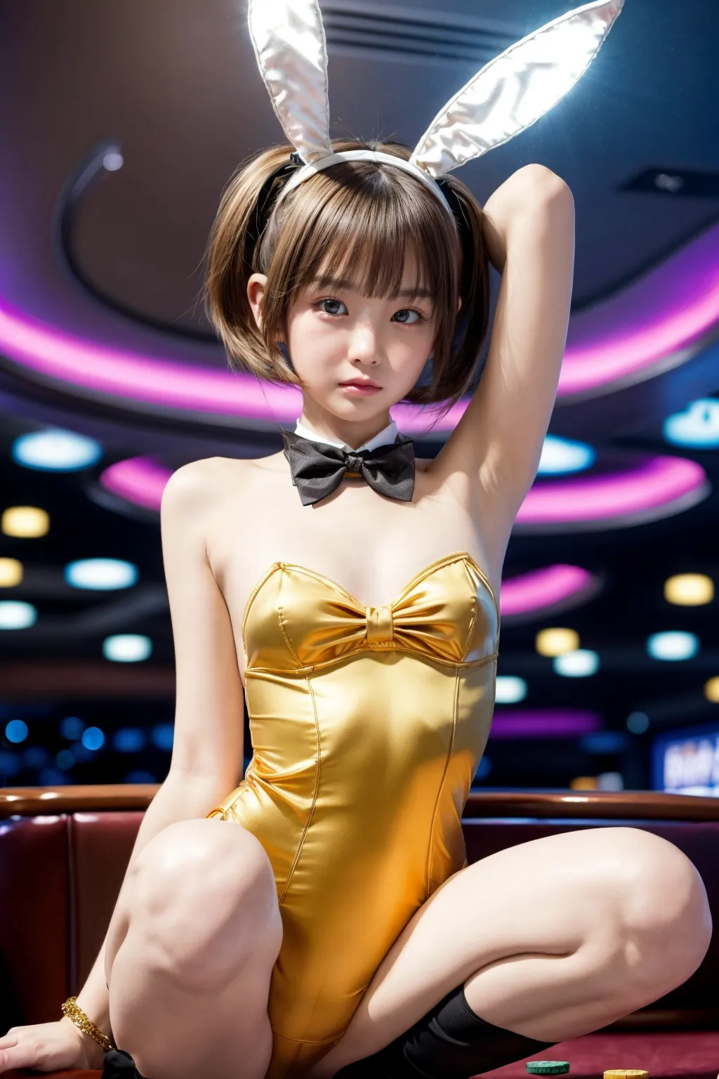 【「貧乳×レオタード」AIエロ画像（リアル・実写・フォト風）597枚まとめ！(7ページ目)のエロ画像3枚目