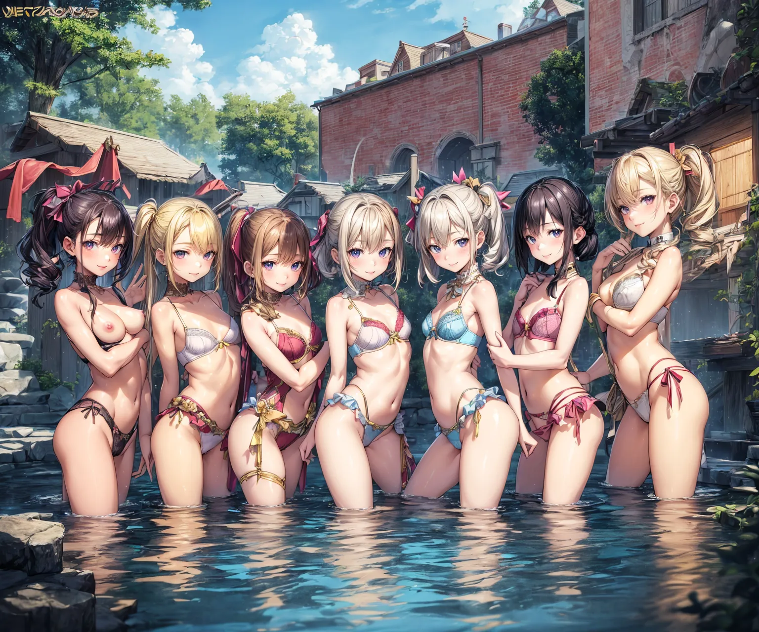 【「下着（ブラジャー・パンティ）」AIエロ画像（イラスト・アニメ・二次元風）15996枚まとめ！(154ページ目)のエロ画像5枚目