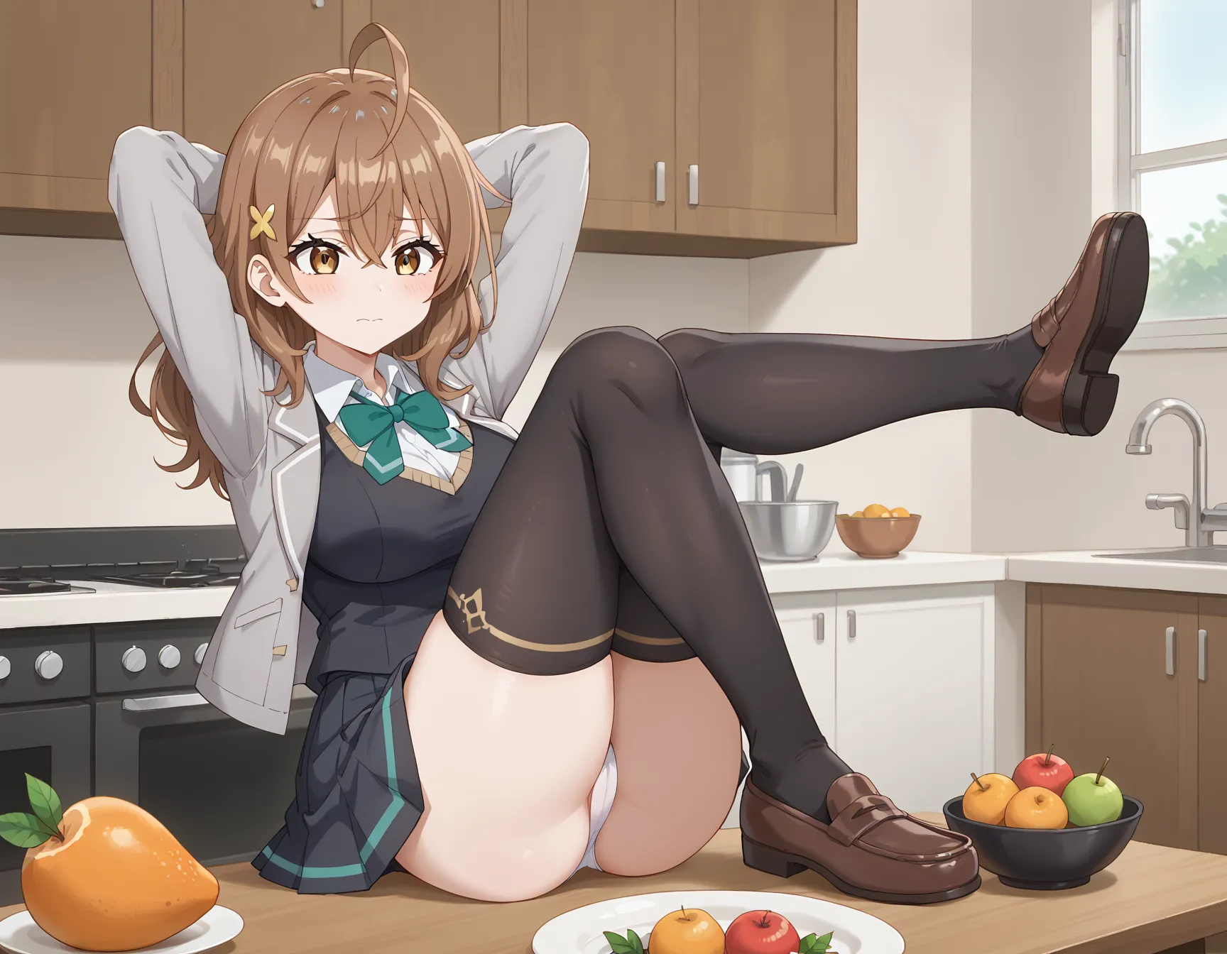 【「学制服」AIエロ画像（イラスト・アニメ・二次元風）4855枚まとめ！(46ページ目)のエロ画像10枚目