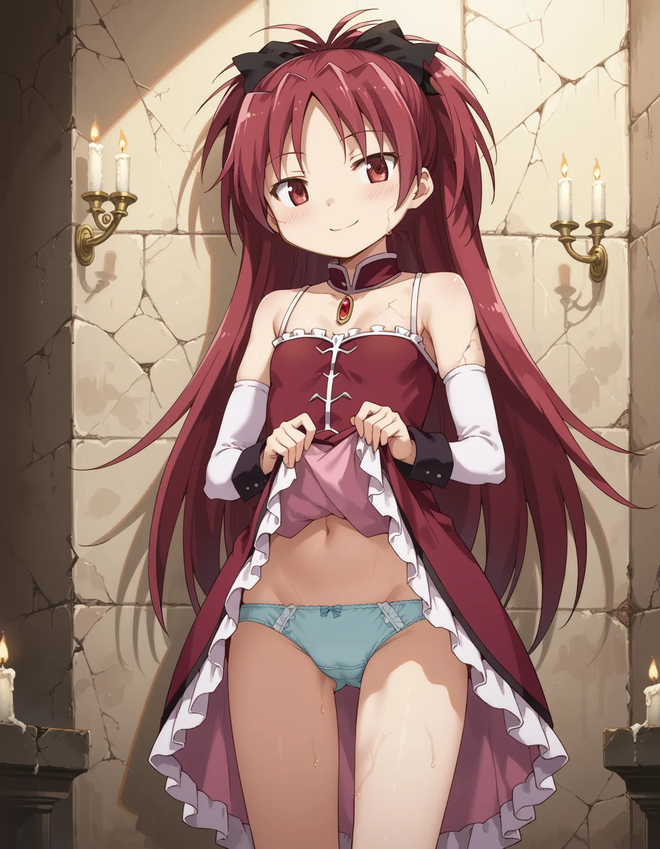 【「下着（ブラジャー・パンティ）」AIエロ画像（イラスト・アニメ・二次元風）15996枚まとめ！(153ページ目)のエロ画像17枚目