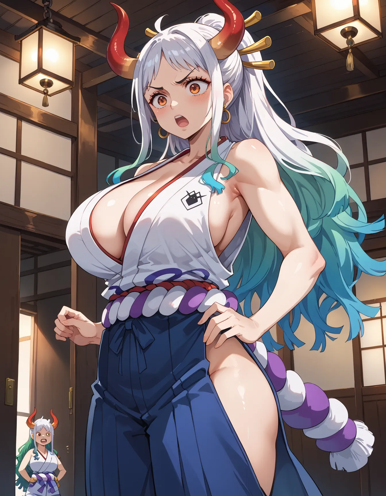 【「着物」AIエロ画像（イラスト・アニメ・二次元風）1472枚まとめ！(15ページ目)のエロ画像11枚目