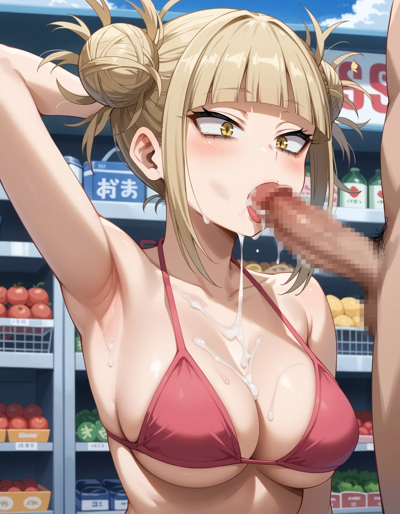【「腋・脇」AIエロ画像（イラスト・アニメ・二次元風）4705枚まとめ！(45ページ目)のエロ画像27枚目