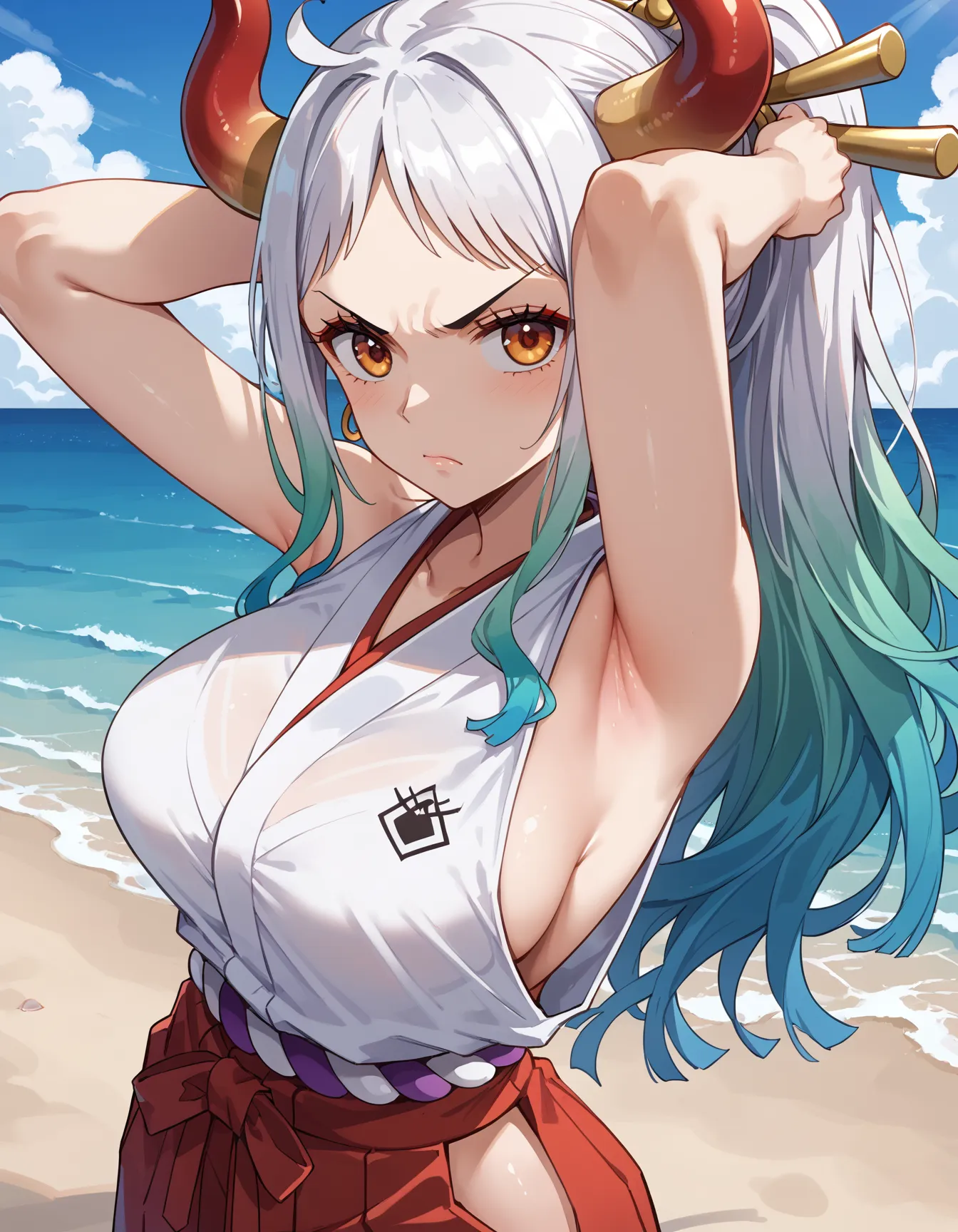 【「着物」AIエロ画像（イラスト・アニメ・二次元風）1472枚まとめ！(14ページ目)のエロ画像30枚目