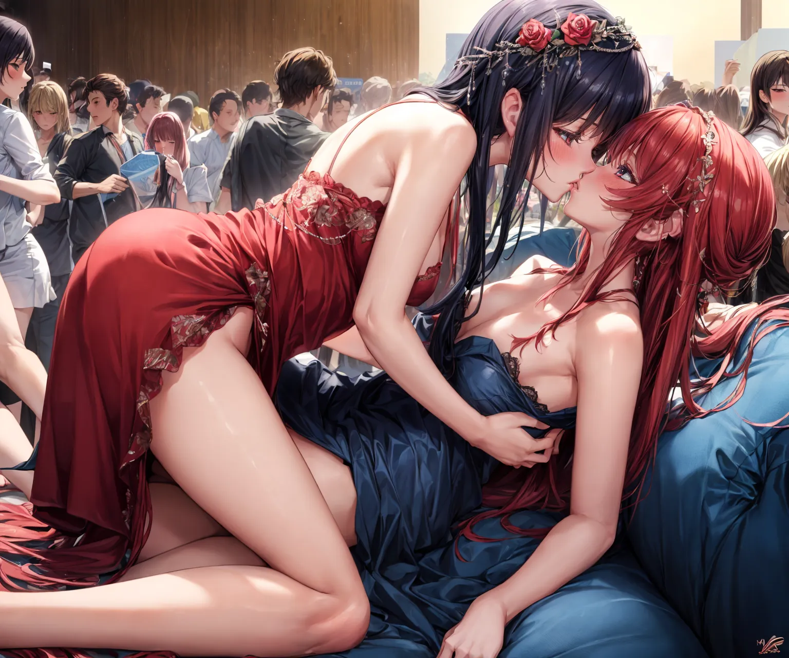 【「貧乳」AIエロ画像（イラスト・アニメ・二次元風）8390枚まとめ！(81ページ目)のエロ画像4枚目