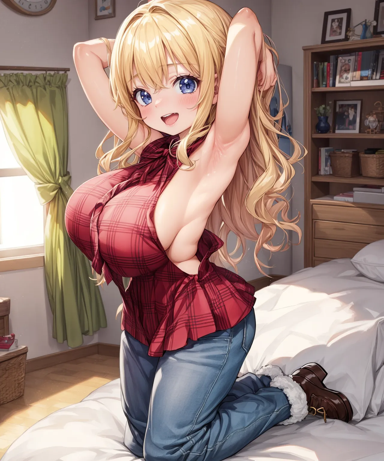 【「爆乳・超乳」AIエロ画像（イラスト・アニメ・二次元風）5621枚まとめ！(52ページ目)のエロ画像13枚目