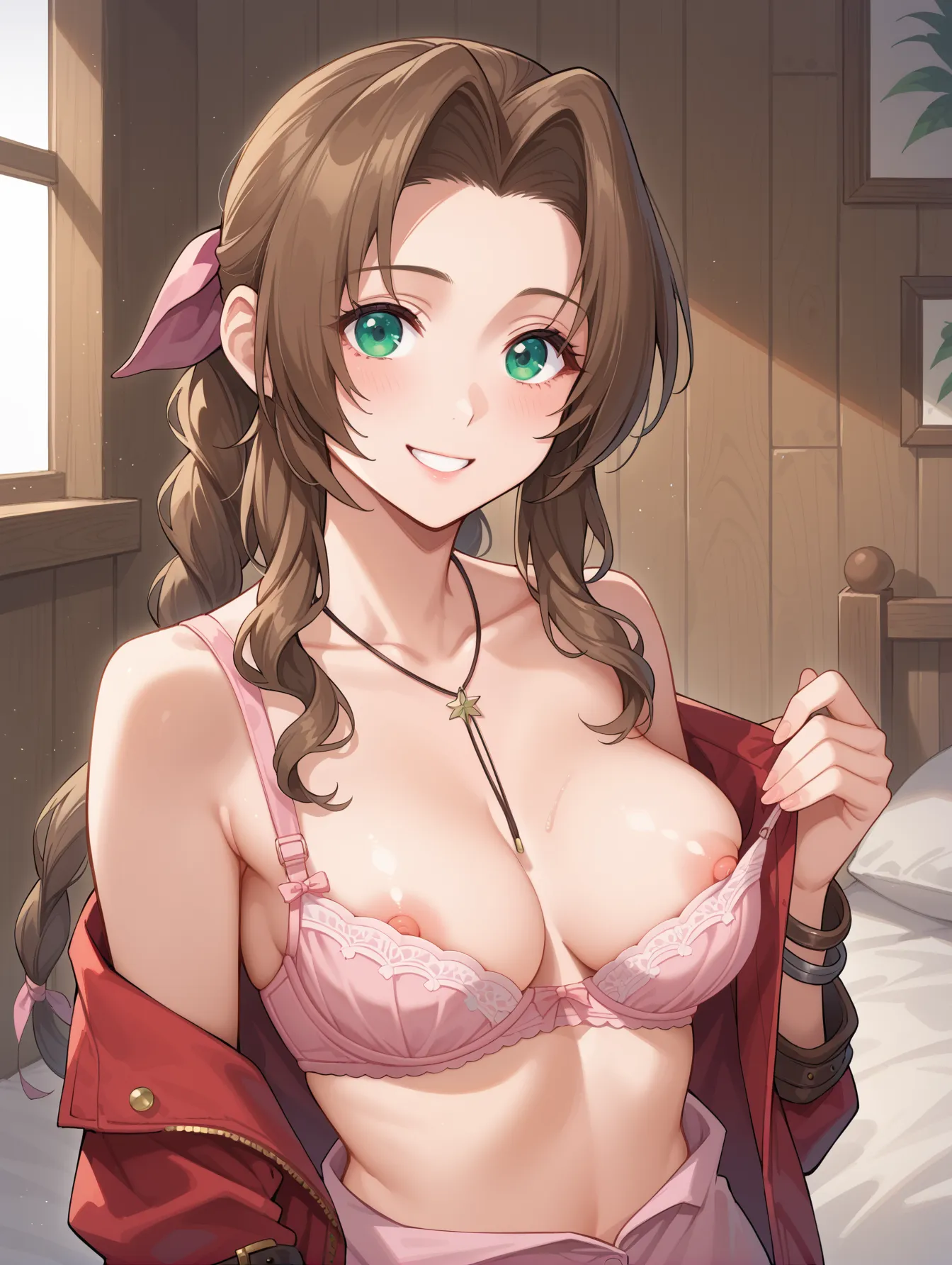 【「下着（ブラジャー・パンティ）」AIエロ画像（イラスト・アニメ・二次元風）15996枚まとめ！(148ページ目)のエロ画像28枚目