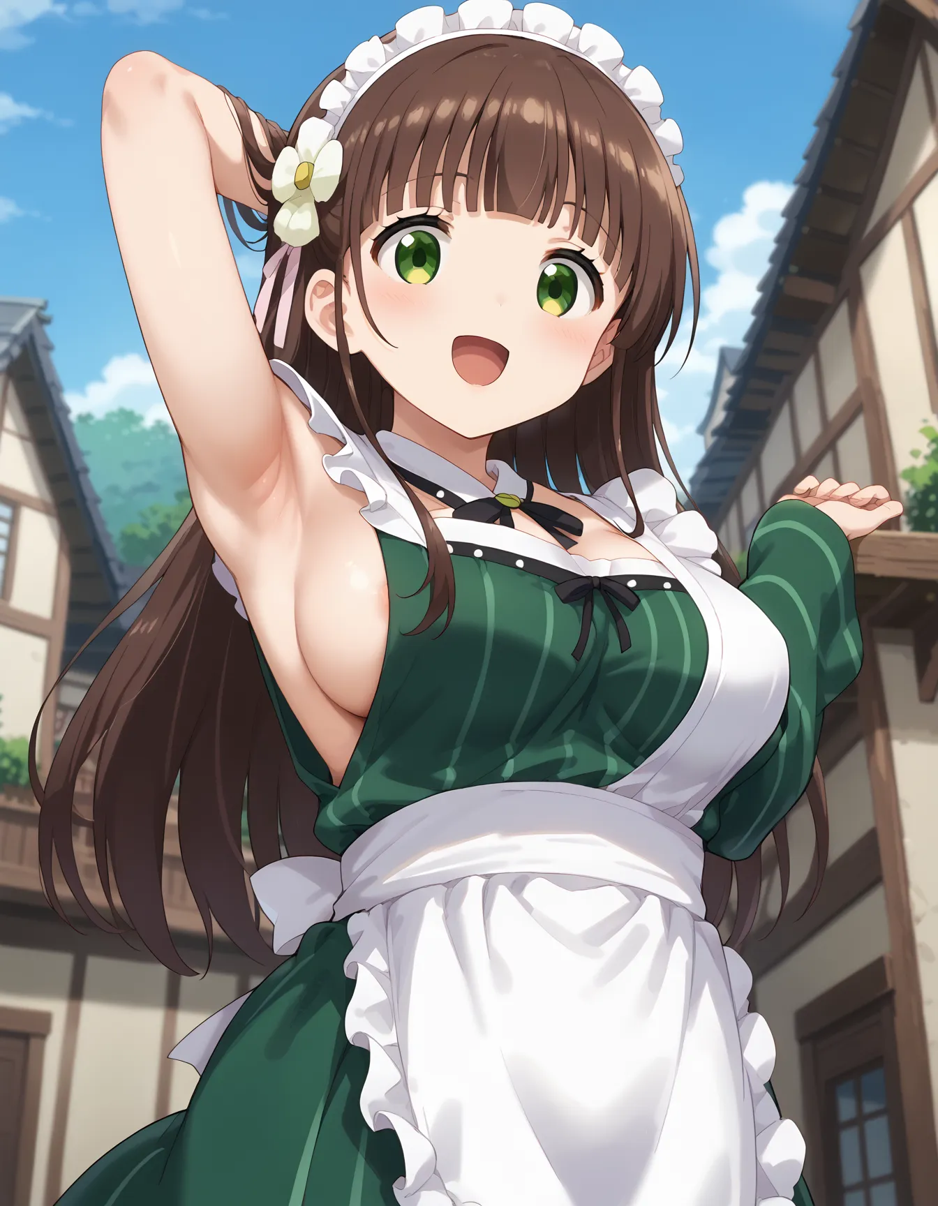 【「着物」AIエロ画像（イラスト・アニメ・二次元風）1472枚まとめ！(14ページ目)のエロ画像22枚目