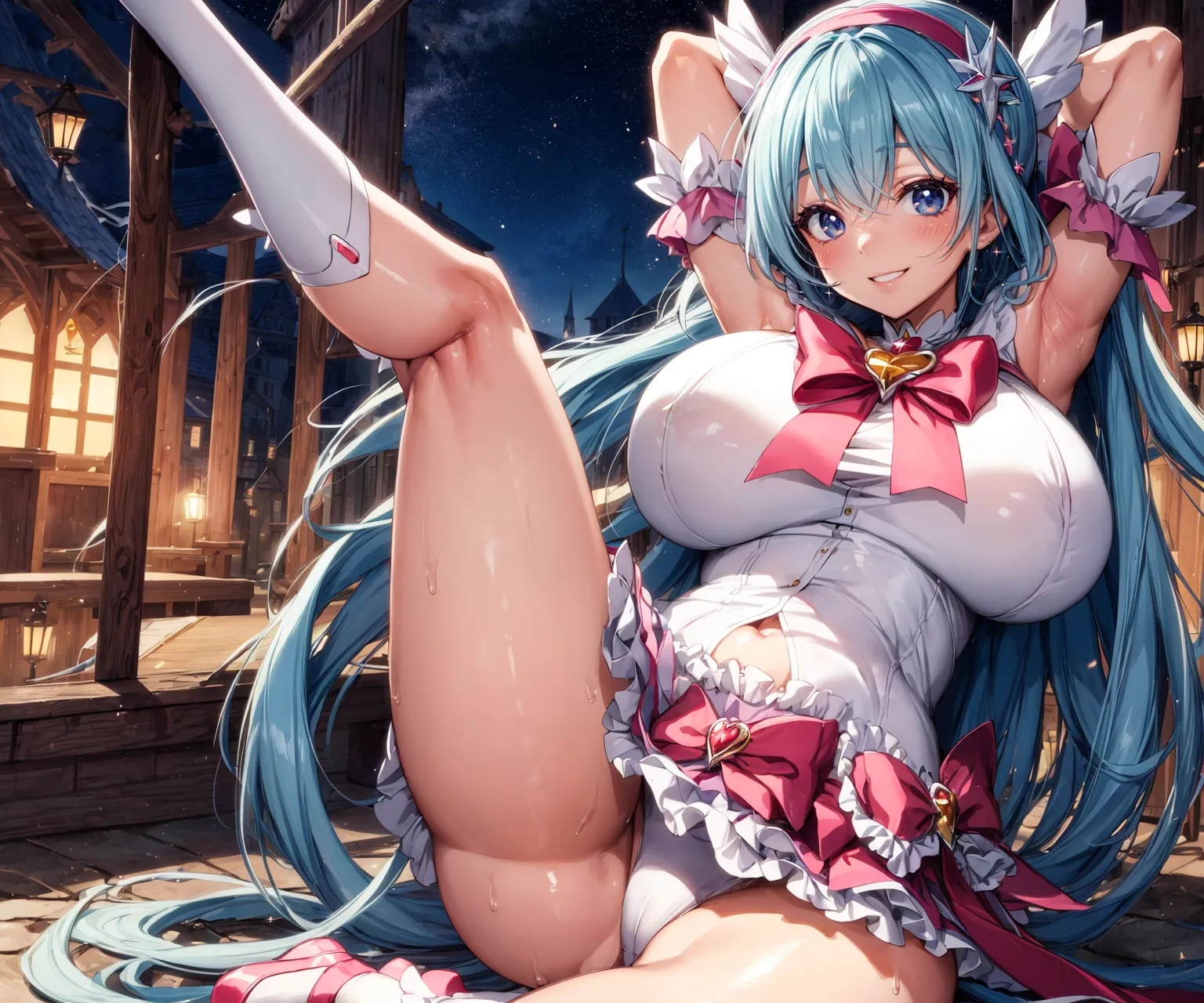 【「爆乳・超乳」AIエロ画像（イラスト・アニメ・二次元風）5621枚まとめ！(51ページ目)のエロ画像21枚目