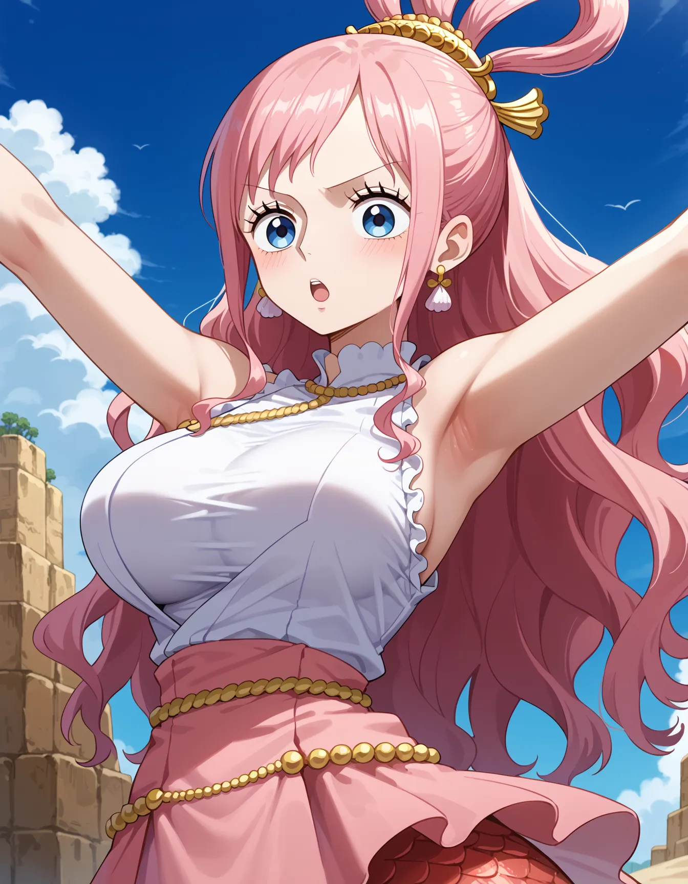 【「腋・脇」AIエロ画像（イラスト・アニメ・二次元風）4705枚まとめ！(44ページ目)のエロ画像30枚目