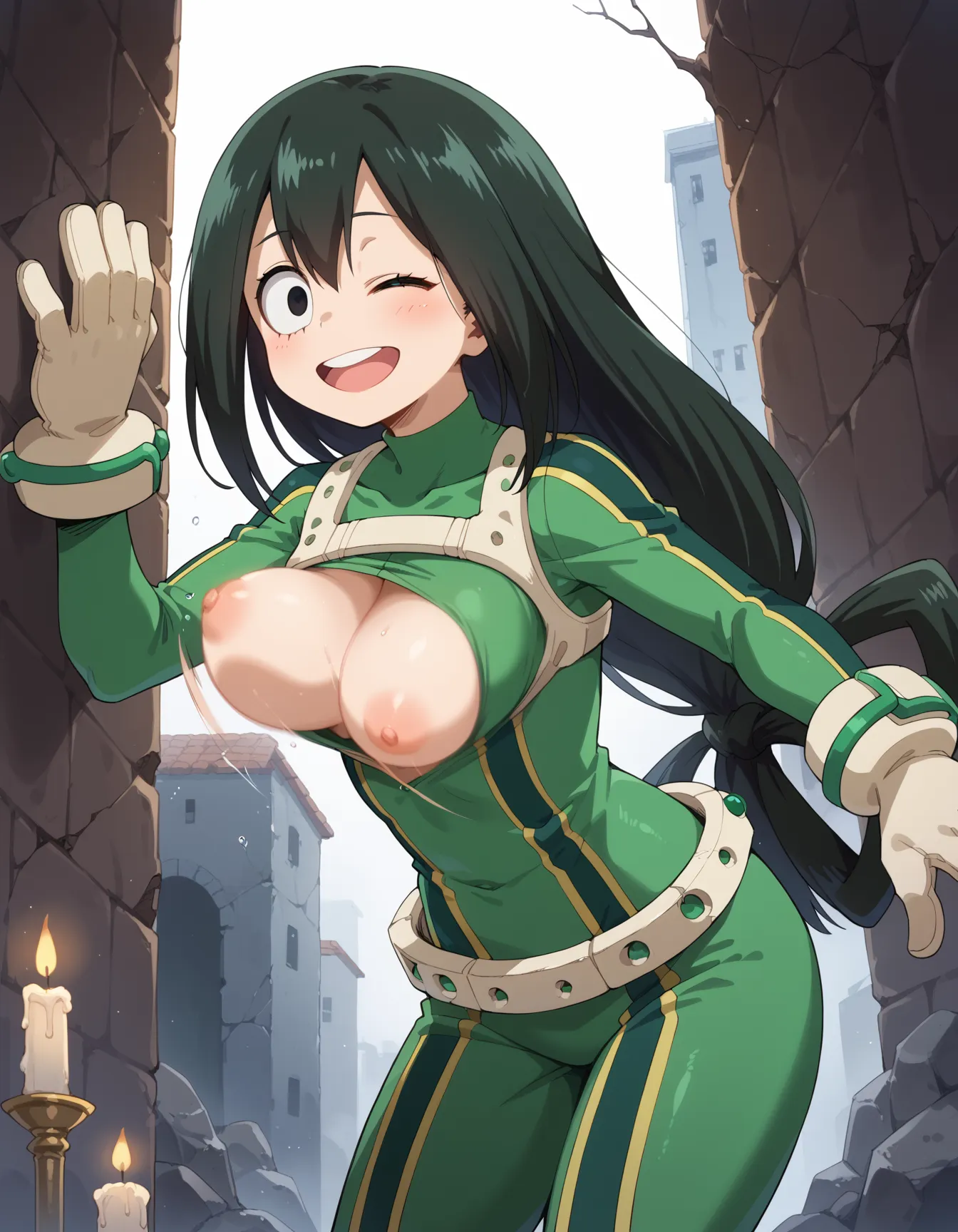 【「巨乳」AIエロ画像（イラスト・アニメ・二次元風）26161枚まとめ！(248ページ目)のエロ画像1枚目