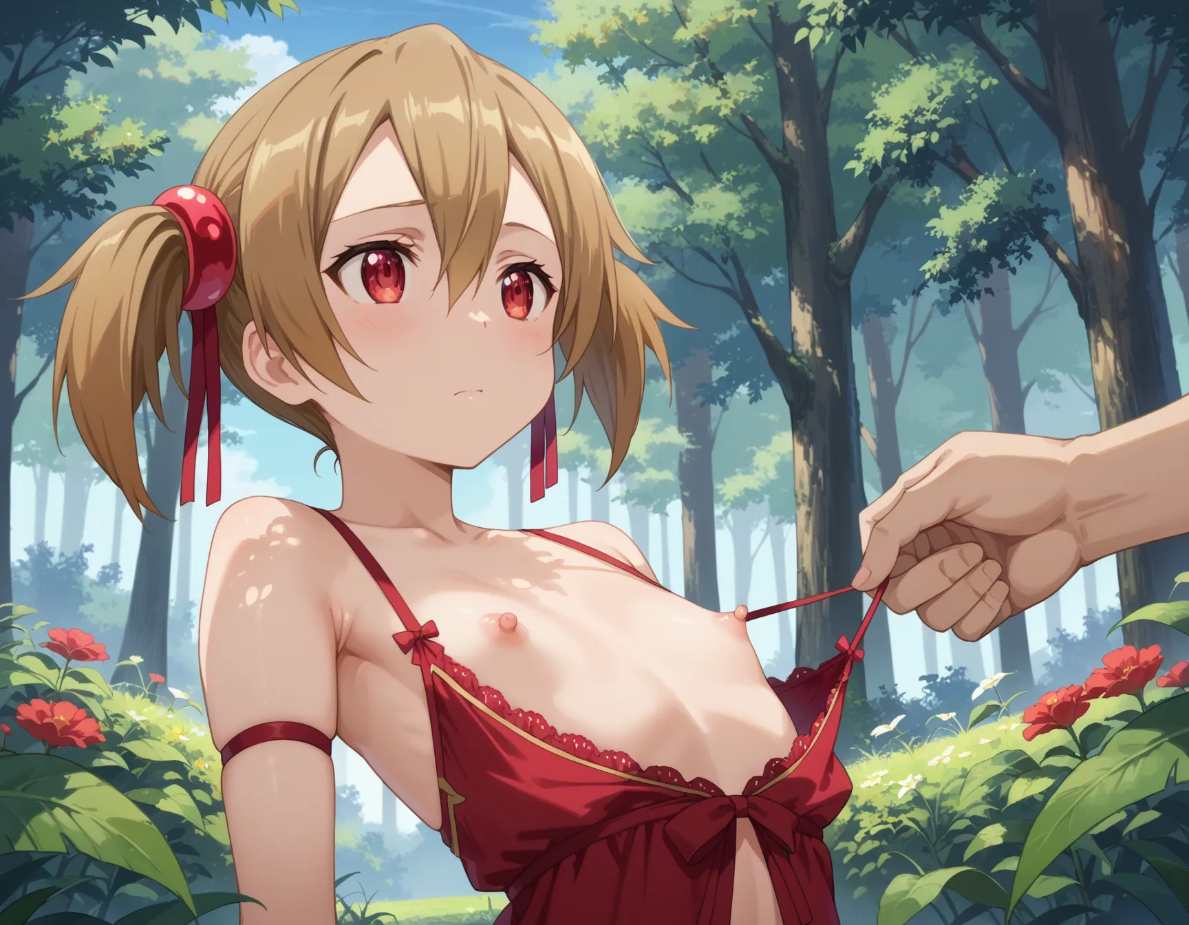 【「下着（ブラジャー・パンティ）」AIエロ画像（イラスト・アニメ・二次元風）15996枚まとめ！(147ページ目)のエロ画像9枚目