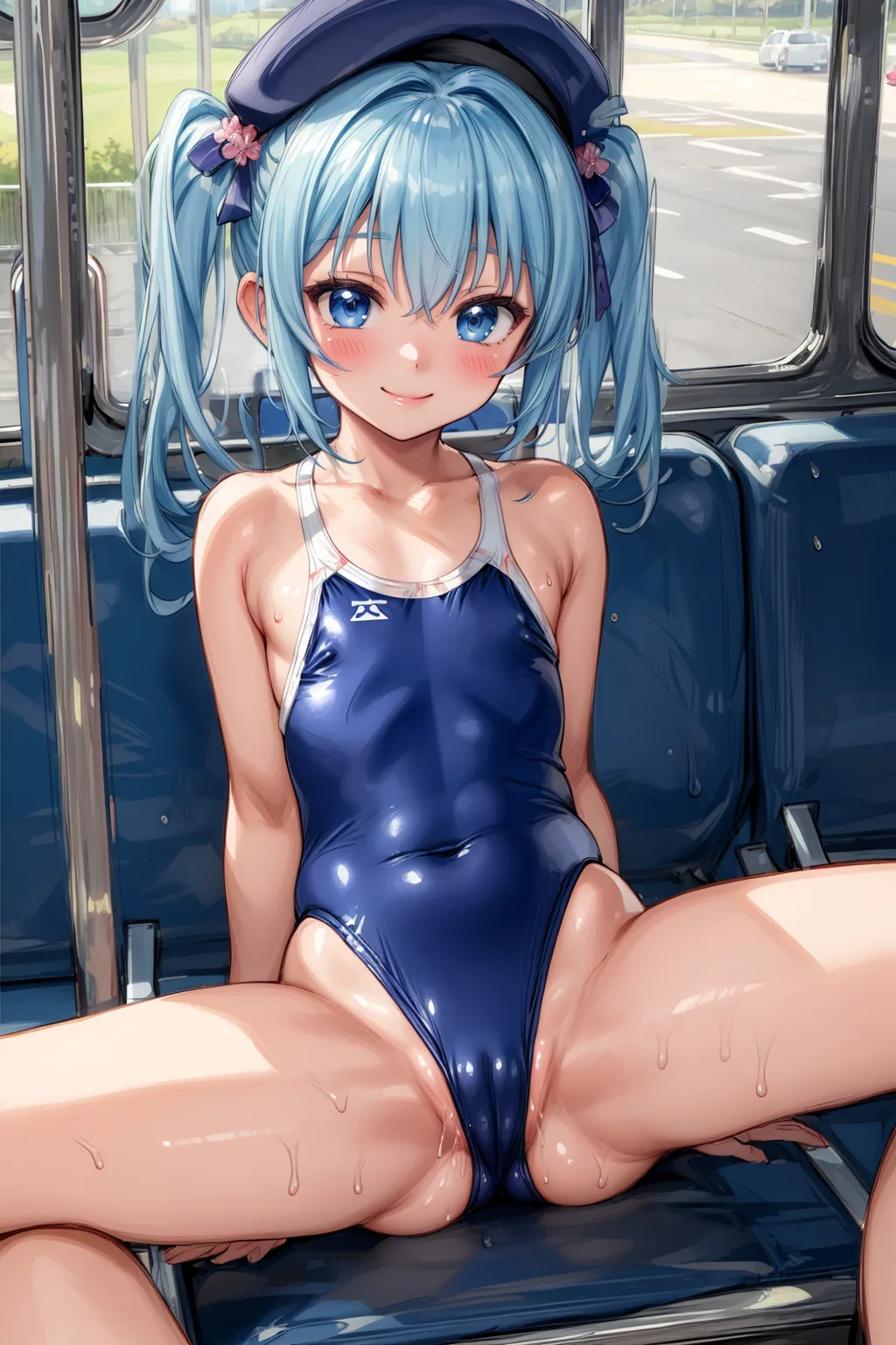 【「貧乳」AIエロ画像（イラスト・アニメ・二次元風）8390枚まとめ！(78ページ目)のエロ画像29枚目