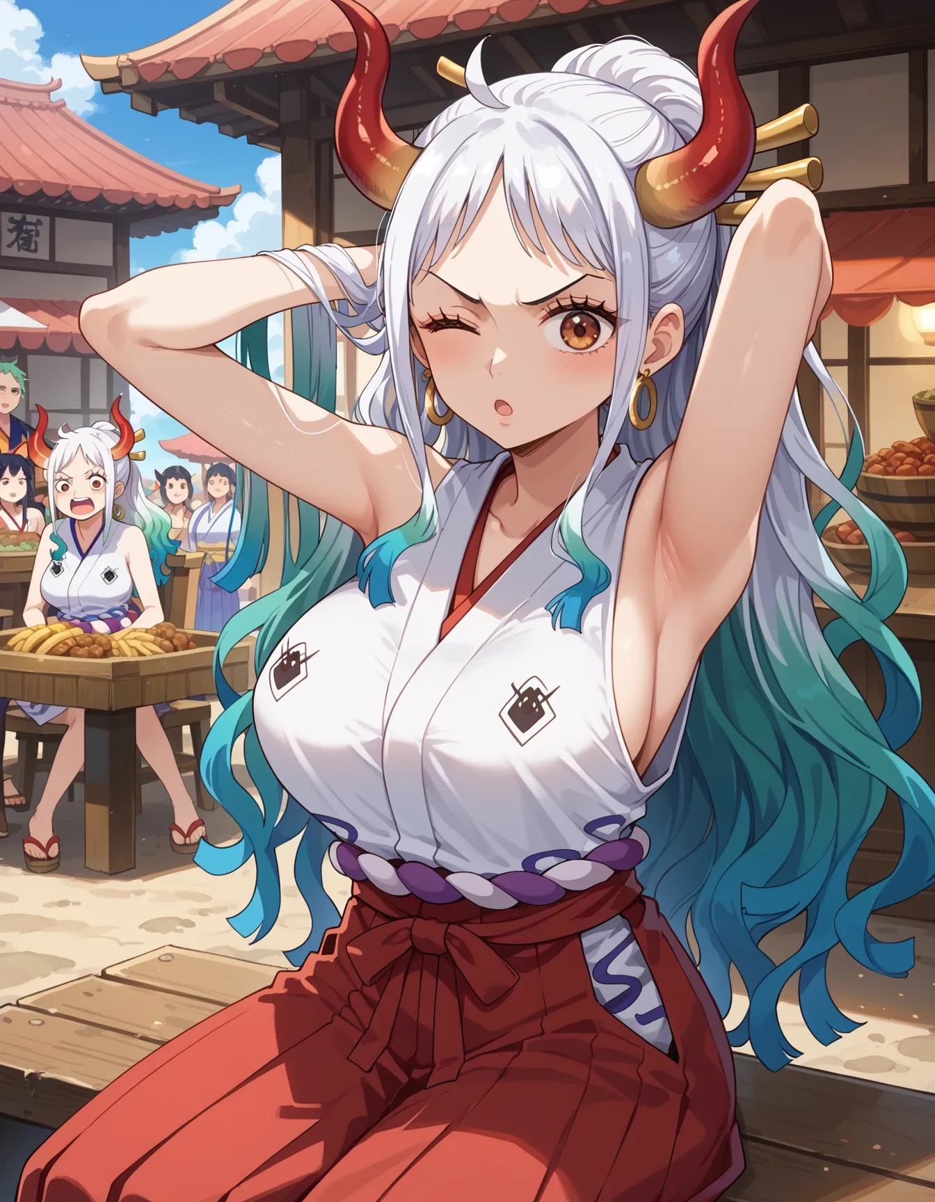 【「着物」AIエロ画像（イラスト・アニメ・二次元風）1472枚まとめ！(14ページ目)のエロ画像14枚目