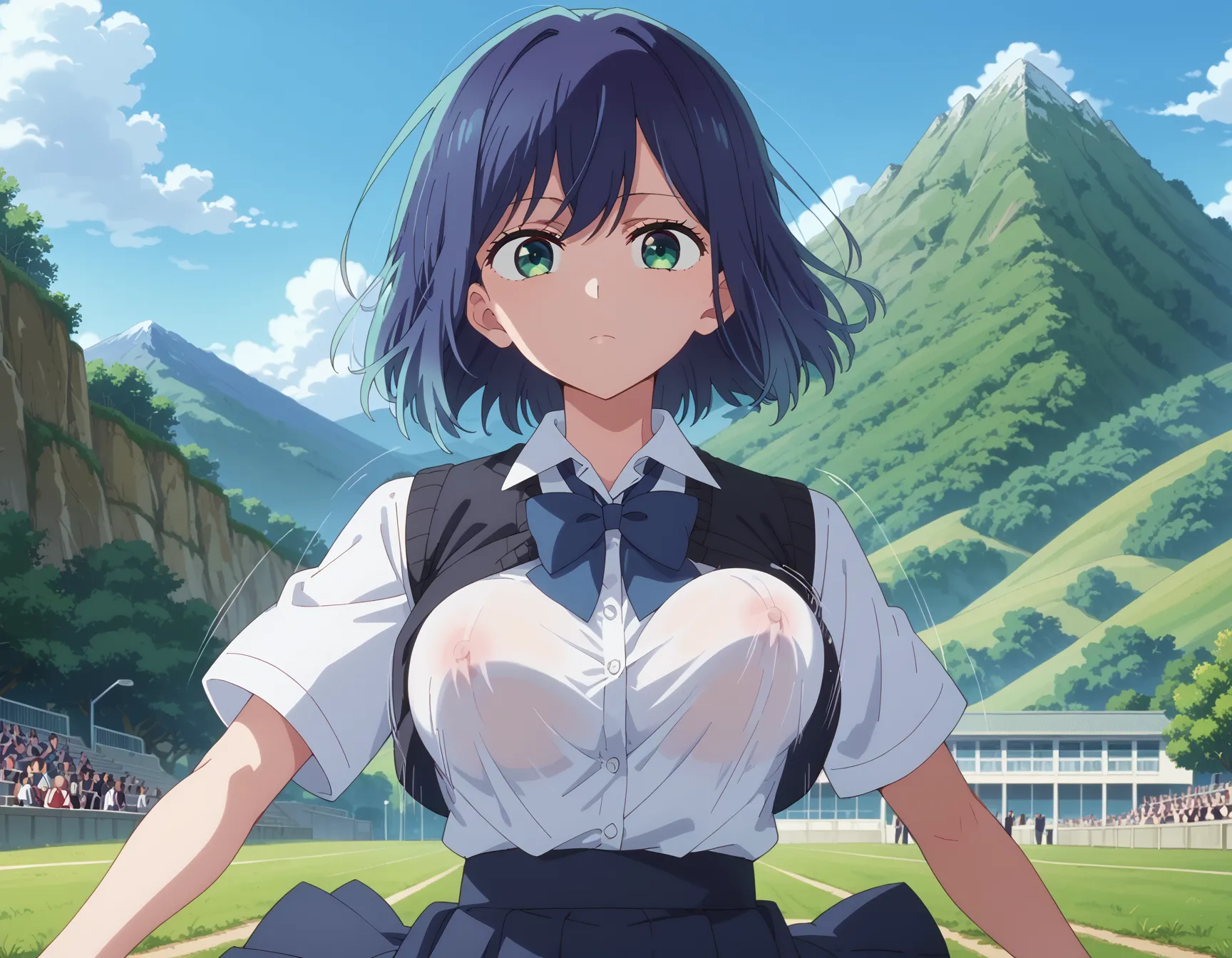【「学制服」AIエロ画像（イラスト・アニメ・二次元風）4855枚まとめ！(43ページ目)のエロ画像28枚目