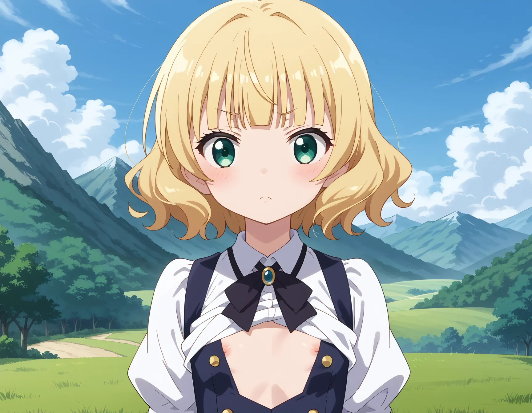 【「貧乳」AIエロ画像（イラスト・アニメ・二次元風）8390枚まとめ！(77ページ目)のエロ画像28枚目