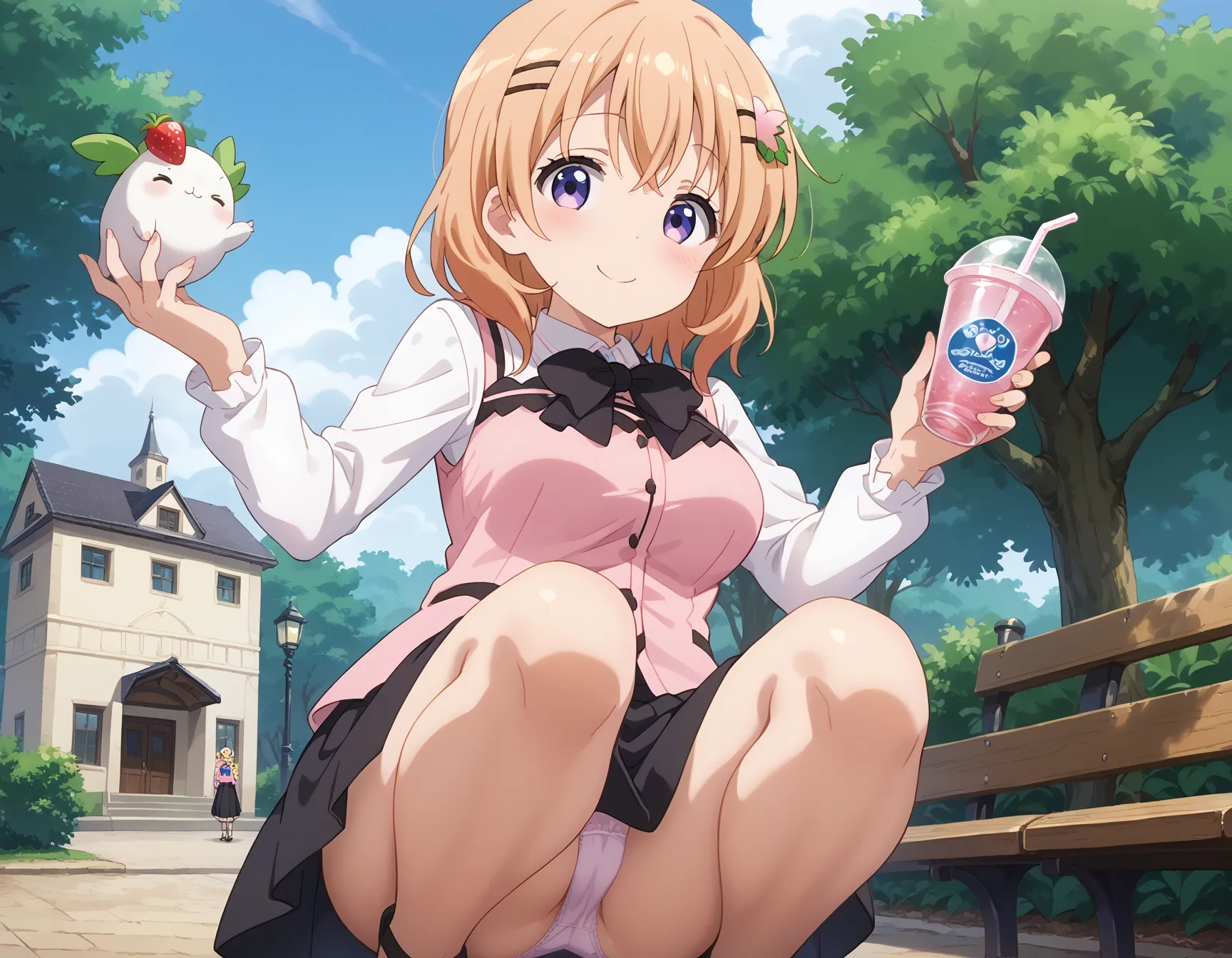 【「下着（ブラジャー・パンティ）」AIエロ画像（イラスト・アニメ・二次元風）15996枚まとめ！(144ページ目)のエロ画像14枚目