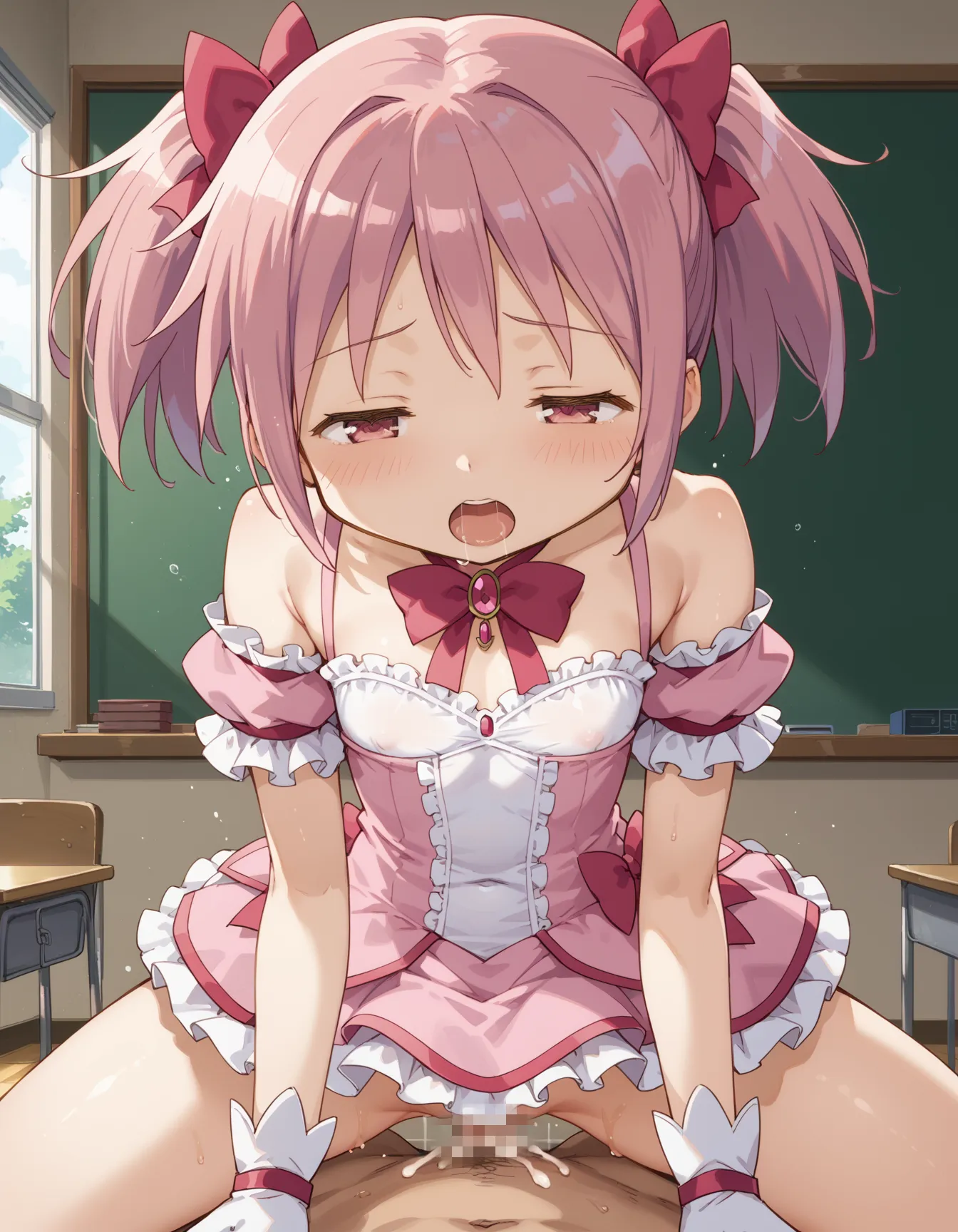 【「貧乳」AIエロ画像（イラスト・アニメ・二次元風）8390枚まとめ！(77ページ目)のエロ画像18枚目