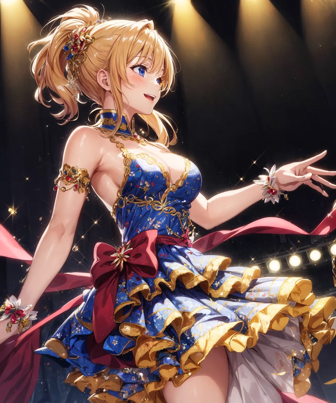 【「アイドル」AIエロ画像（イラスト・アニメ・二次元風）767枚まとめ！(8ページ目)のエロ画像12枚目