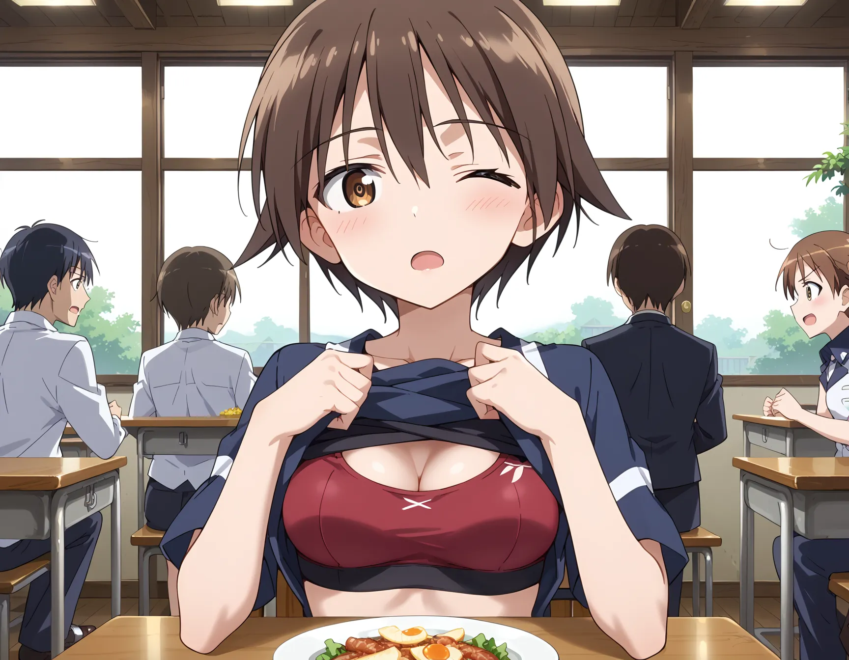 【「下着（ブラジャー・パンティ）」AIエロ画像（イラスト・アニメ・二次元風）15996枚まとめ！(142ページ目)のエロ画像21枚目