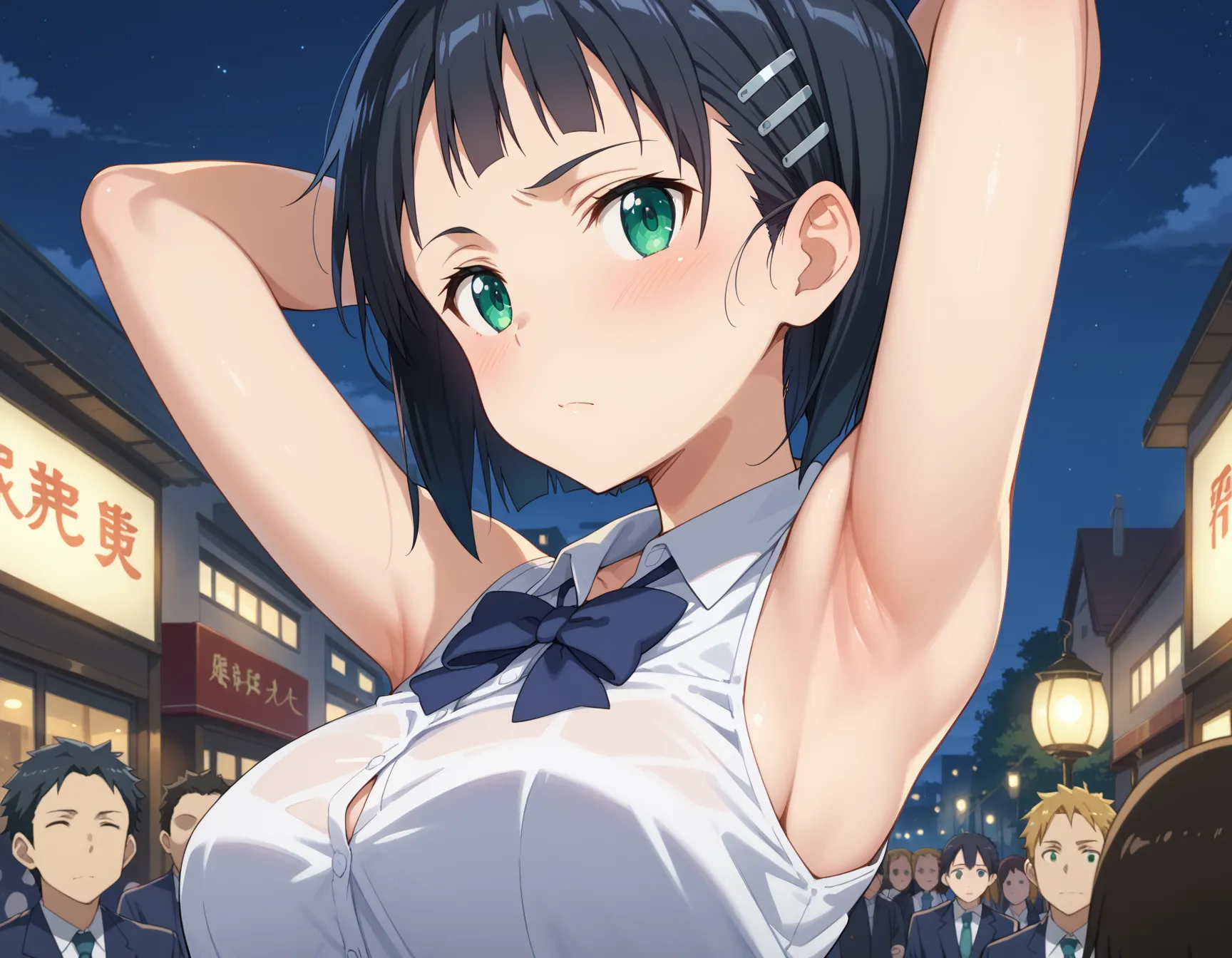 【「腋・脇」AIエロ画像（イラスト・アニメ・二次元風）4705枚まとめ！(42ページ目)のエロ画像29枚目