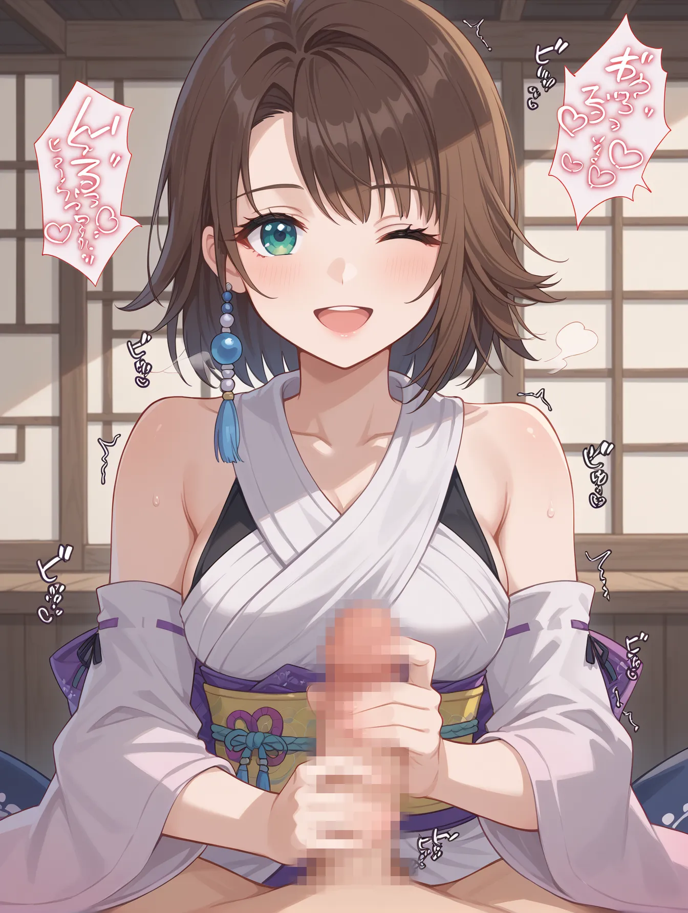 【「着物」AIエロ画像（イラスト・アニメ・二次元風）1472枚まとめ！(13ページ目)のエロ画像30枚目