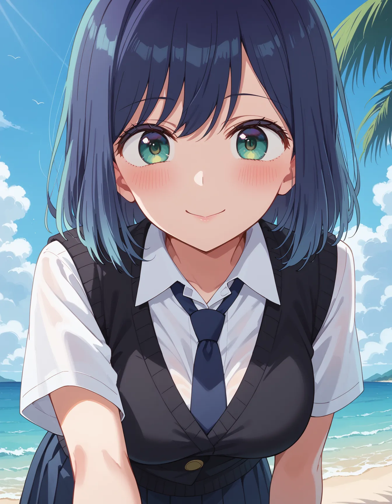 【「学制服」AIエロ画像（イラスト・アニメ・二次元風）4855枚まとめ！(42ページ目)のエロ画像22枚目