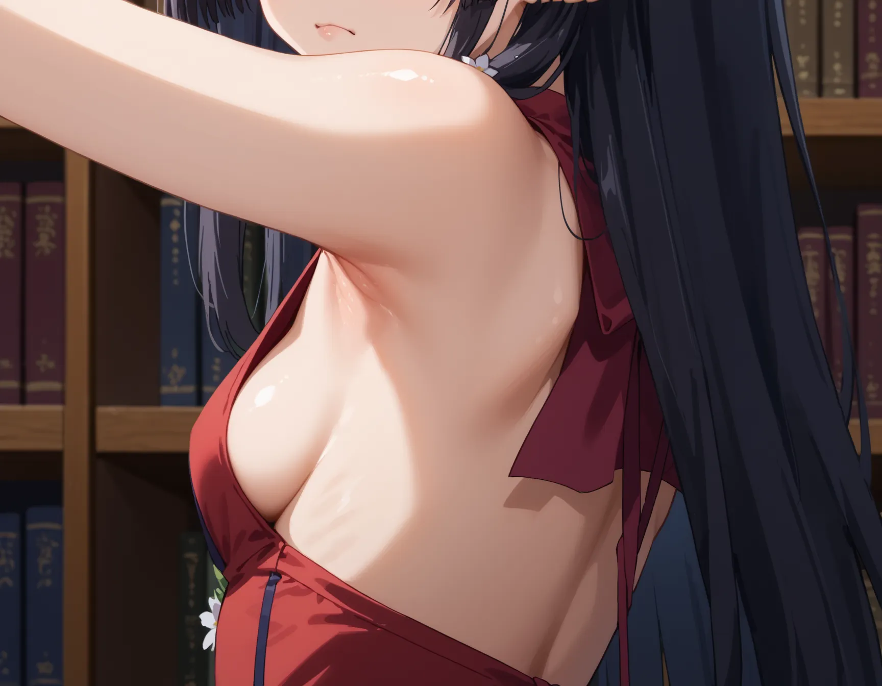 【「腋・脇」AIエロ画像（イラスト・アニメ・二次元風）4705枚まとめ！(42ページ目)のエロ画像21枚目