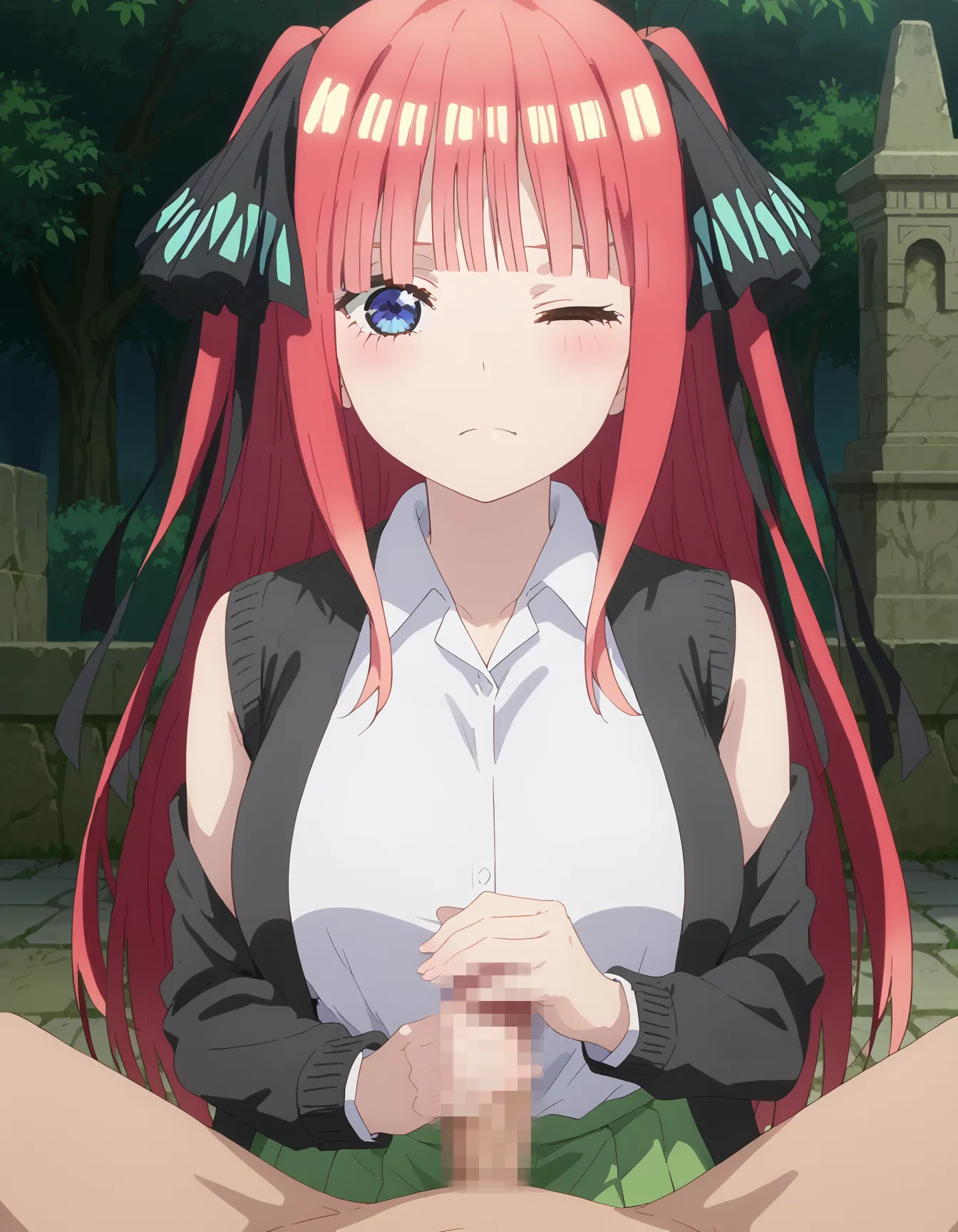 【「学制服」AIエロ画像（イラスト・アニメ・二次元風）4855枚まとめ！(42ページ目)のエロ画像19枚目