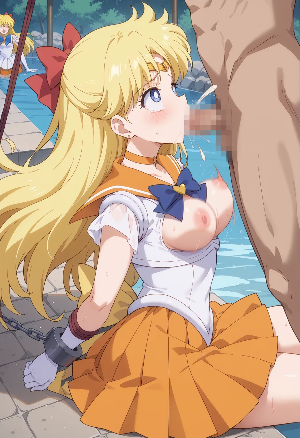 【「学制服」AIエロ画像（イラスト・アニメ・二次元風）4855枚まとめ！(42ページ目)のエロ画像12枚目