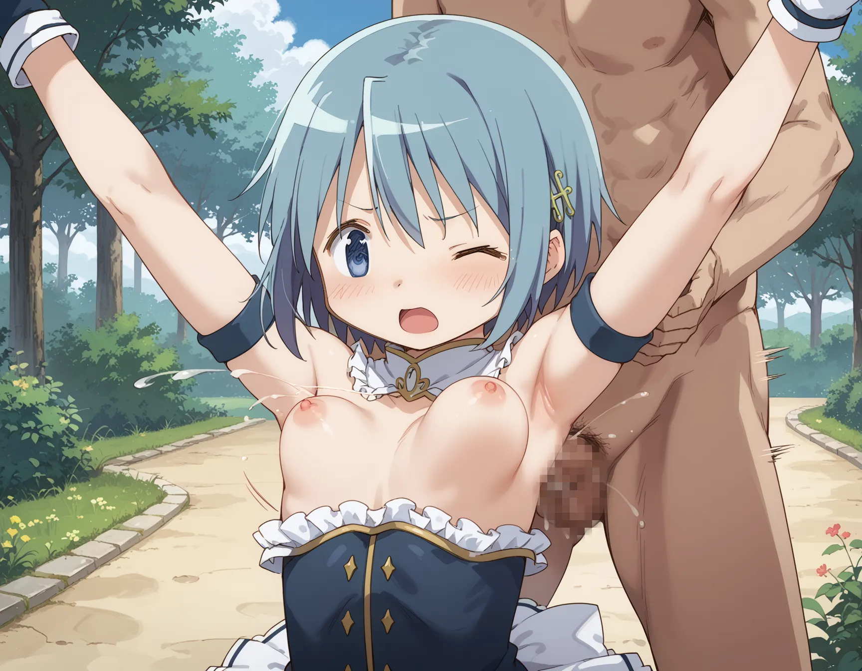 【「貧乳」AIエロ画像（イラスト・アニメ・二次元風）8390枚まとめ！(75ページ目)のエロ画像27枚目