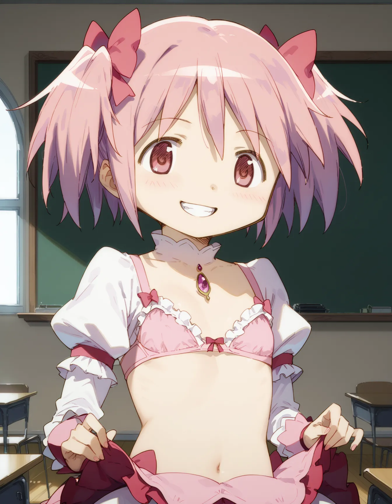 【「下着（ブラジャー・パンティ）」AIエロ画像（イラスト・アニメ・二次元風）15996枚まとめ！(140ページ目)のエロ画像4枚目