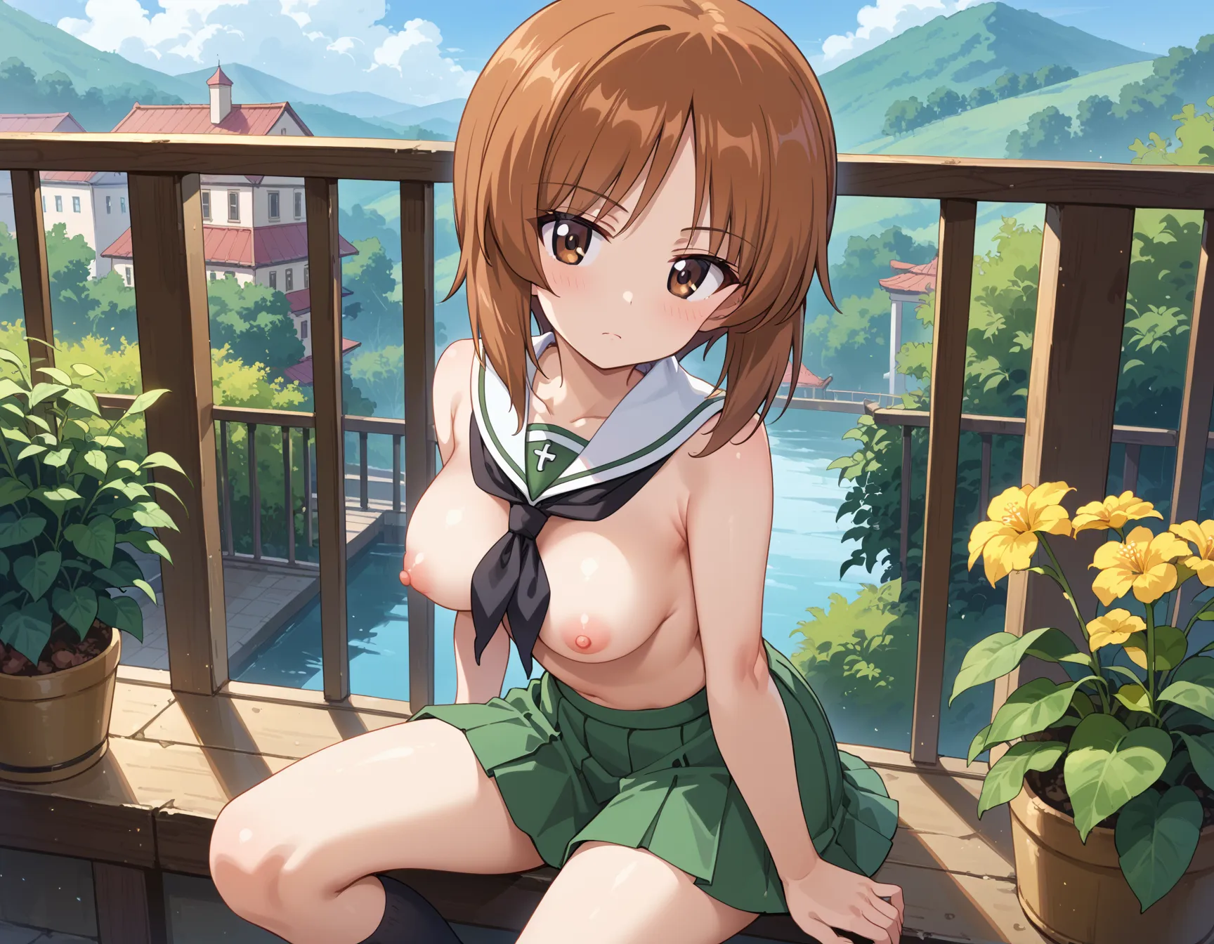 【「学制服」AIエロ画像（イラスト・アニメ・二次元風）4855枚まとめ！(41ページ目)のエロ画像30枚目