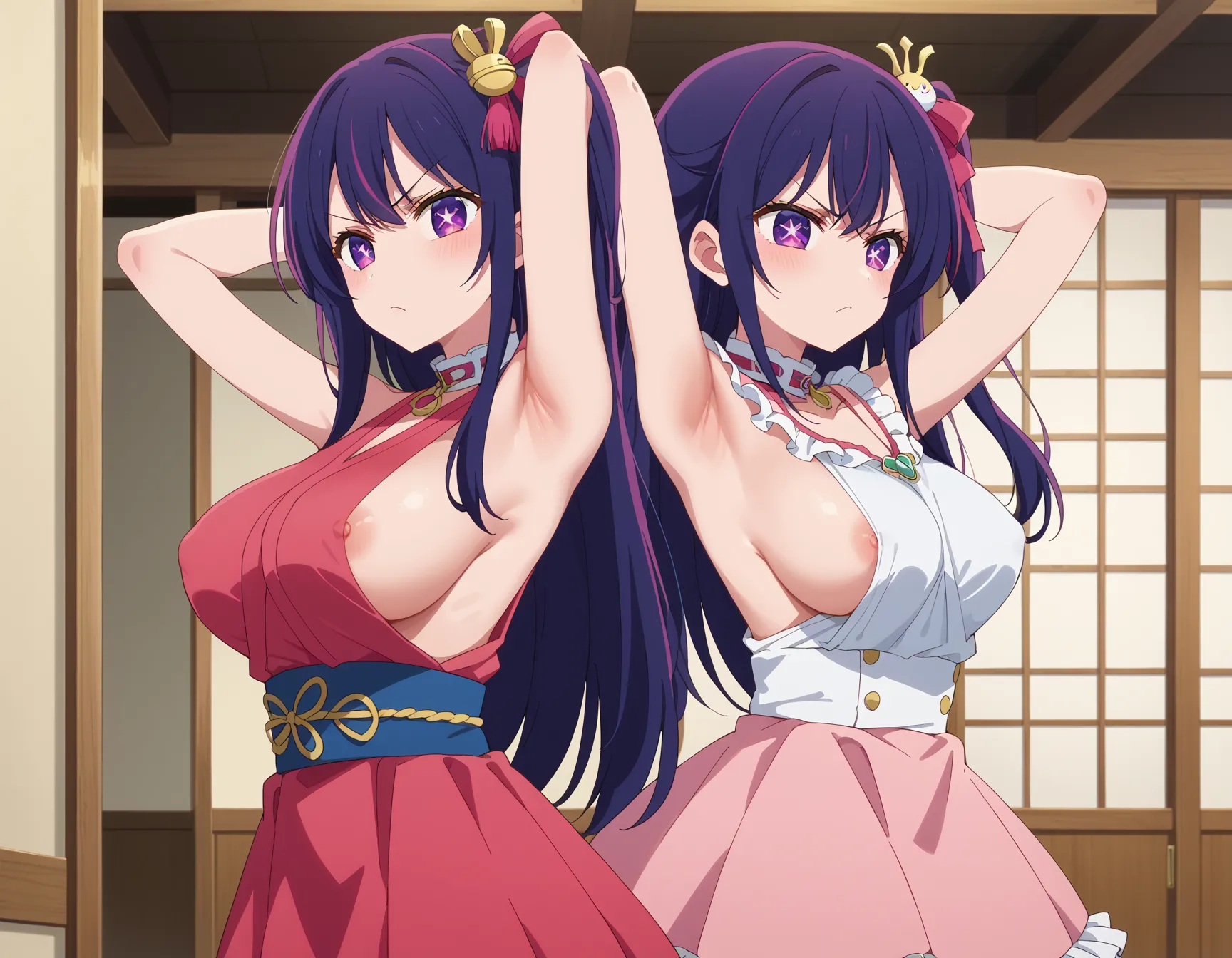 【「下着（ブラジャー・パンティ）」AIエロ画像（イラスト・アニメ・二次元風）15996枚まとめ！(139ページ目)のエロ画像9枚目