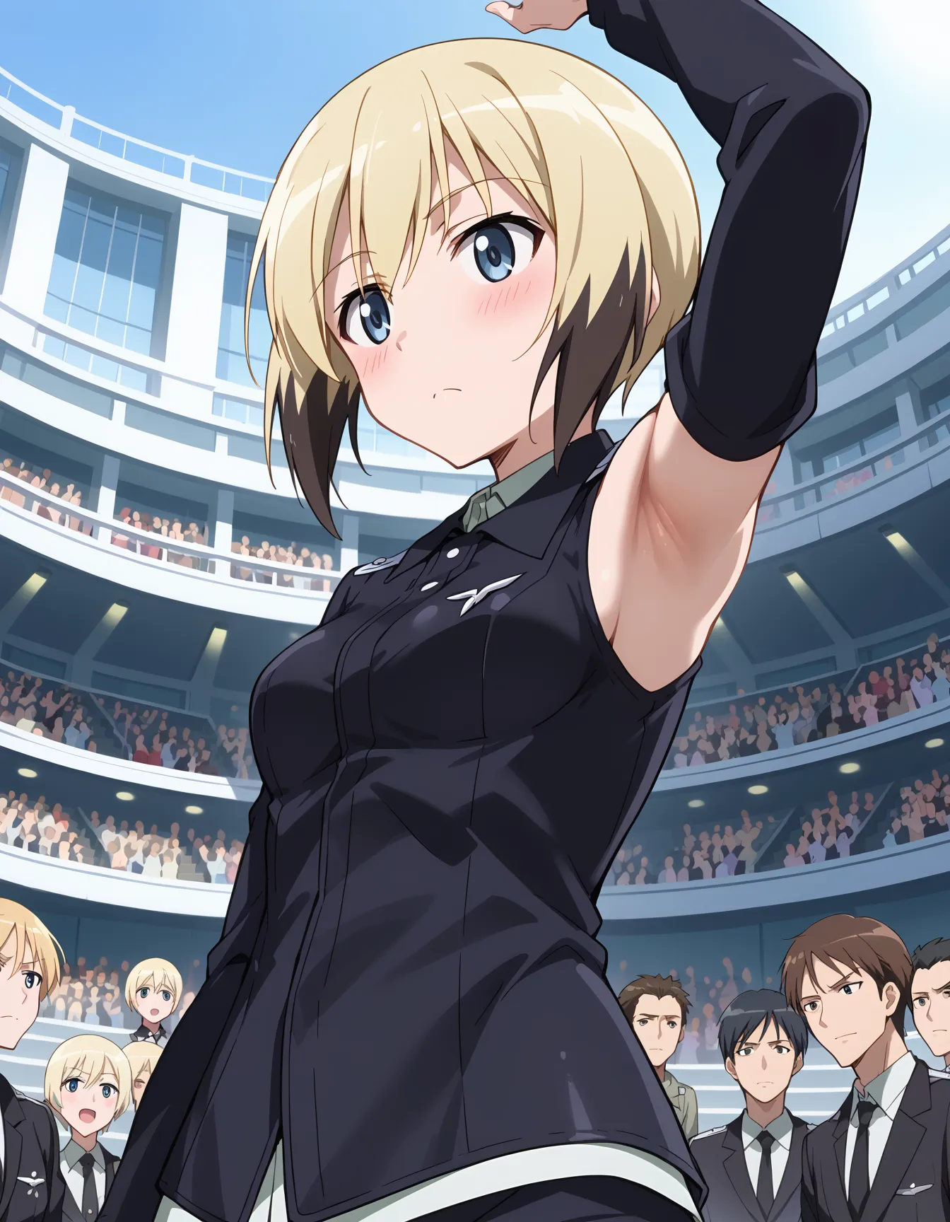 【「腋・脇」AIエロ画像（イラスト・アニメ・二次元風）4705枚まとめ！(41ページ目)のエロ画像11枚目