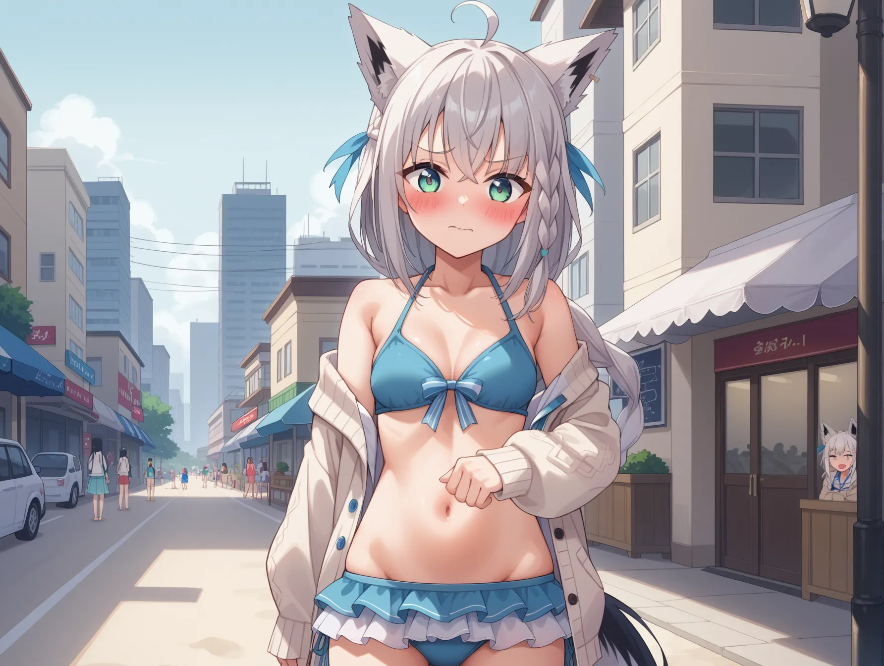 【「下着（ブラジャー・パンティ）」AIエロ画像（イラスト・アニメ・二次元風）15996枚まとめ！(137ページ目)のエロ画像26枚目