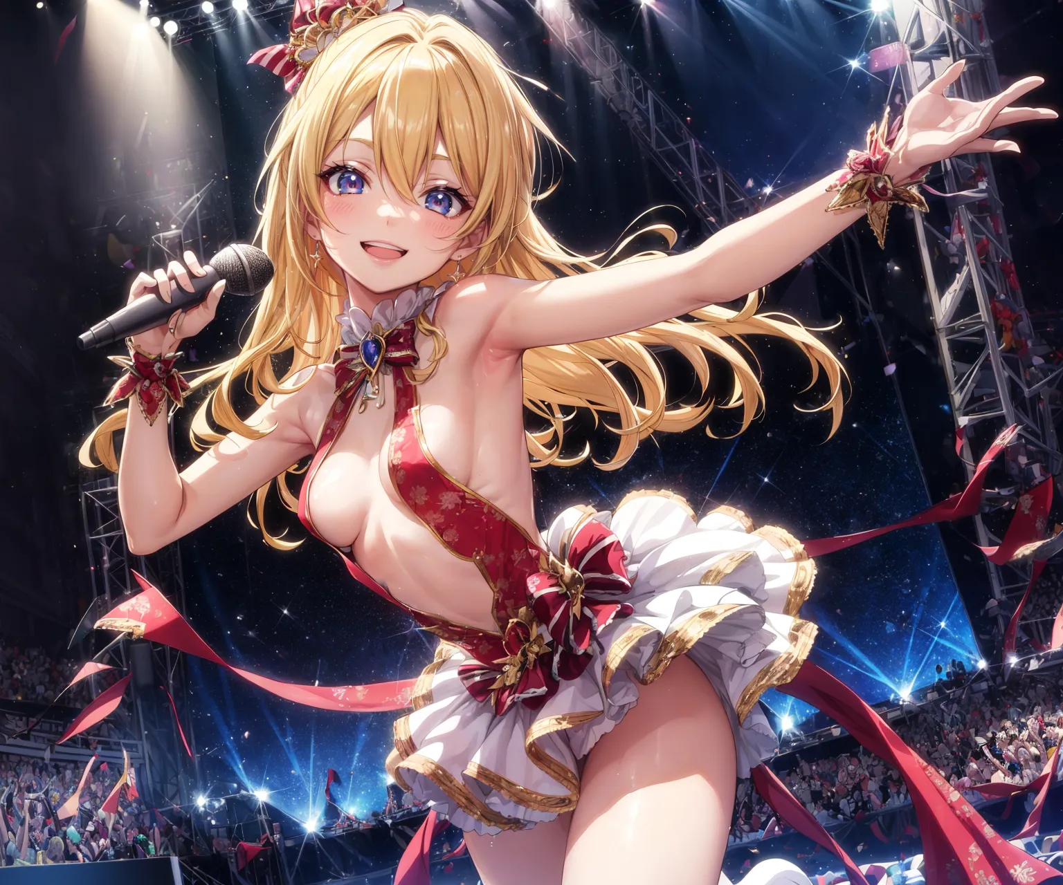 【「アイドル」AIエロ画像（イラスト・アニメ・二次元風）767枚まとめ！(8ページ目)のエロ画像1枚目