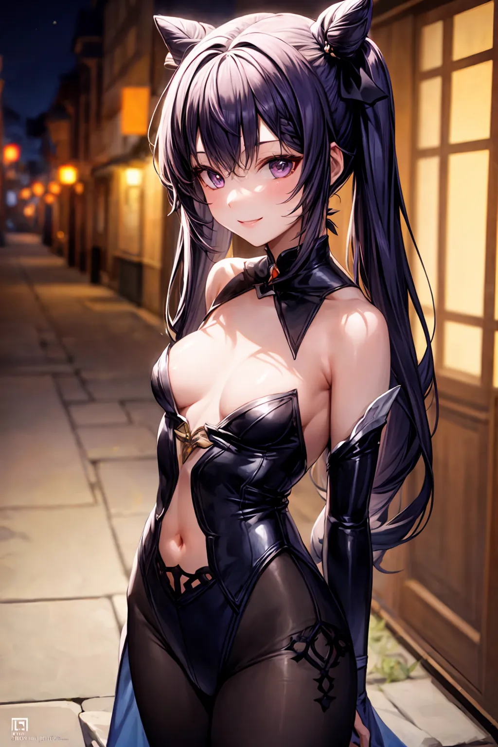 【「貧乳」AIエロ画像（イラスト・アニメ・二次元風）8390枚まとめ！(73ページ目)のエロ画像25枚目