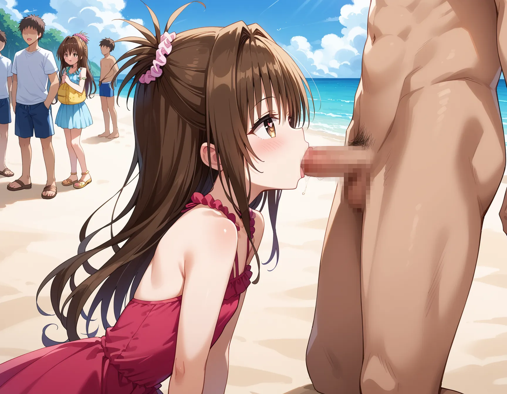 【「貧乳」AIエロ画像（イラスト・アニメ・二次元風）8390枚まとめ！(73ページ目)のエロ画像17枚目