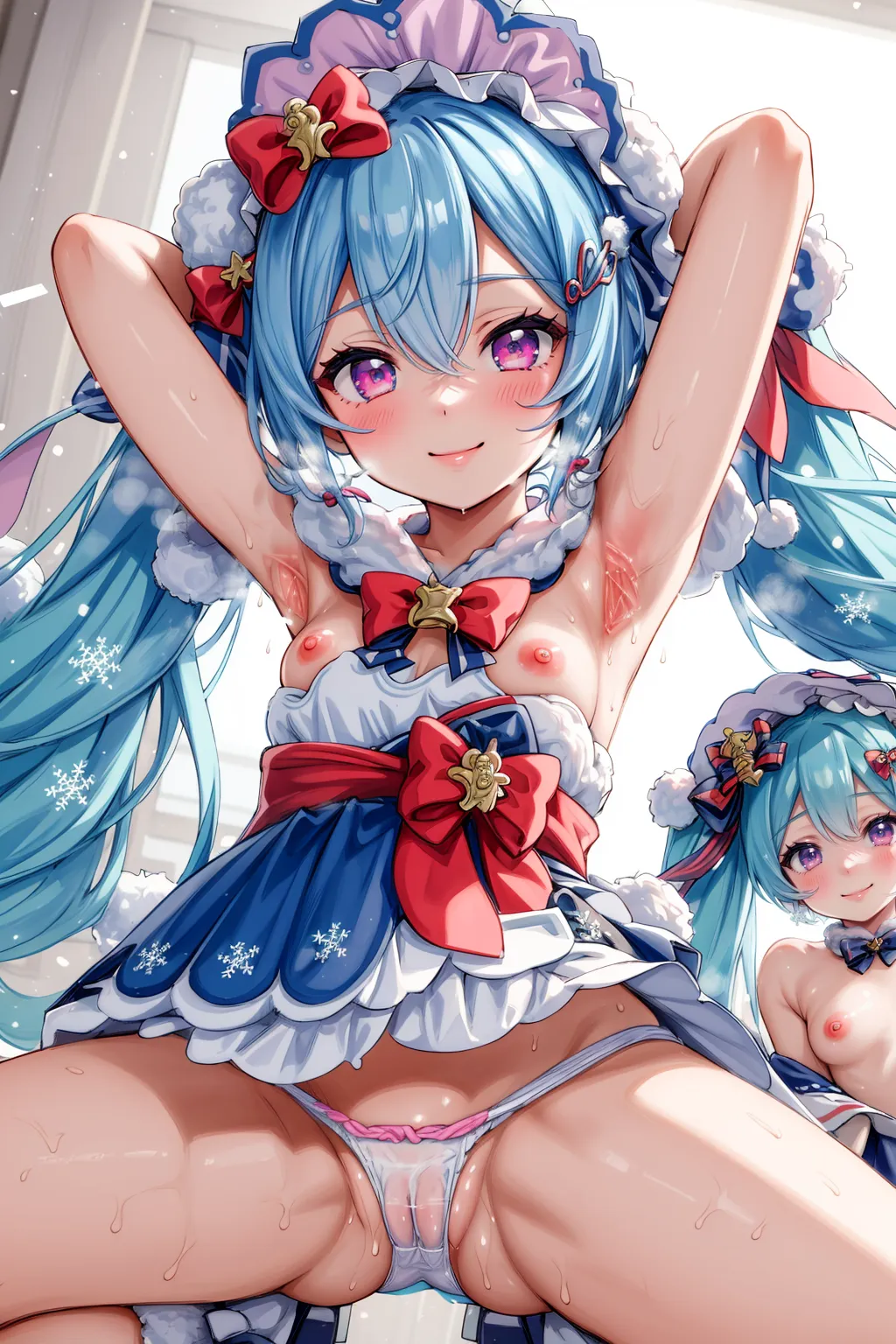 【「下着（ブラジャー・パンティ）」AIエロ画像（イラスト・アニメ・二次元風）15996枚まとめ！(136ページ目)のエロ画像6枚目