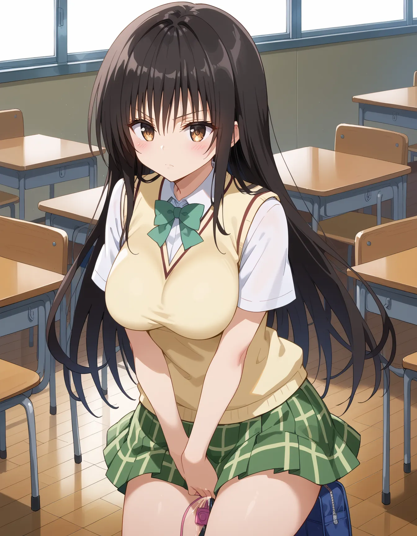 【「学制服」AIエロ画像（イラスト・アニメ・二次元風）4855枚まとめ！(41ページ目)のエロ画像3枚目