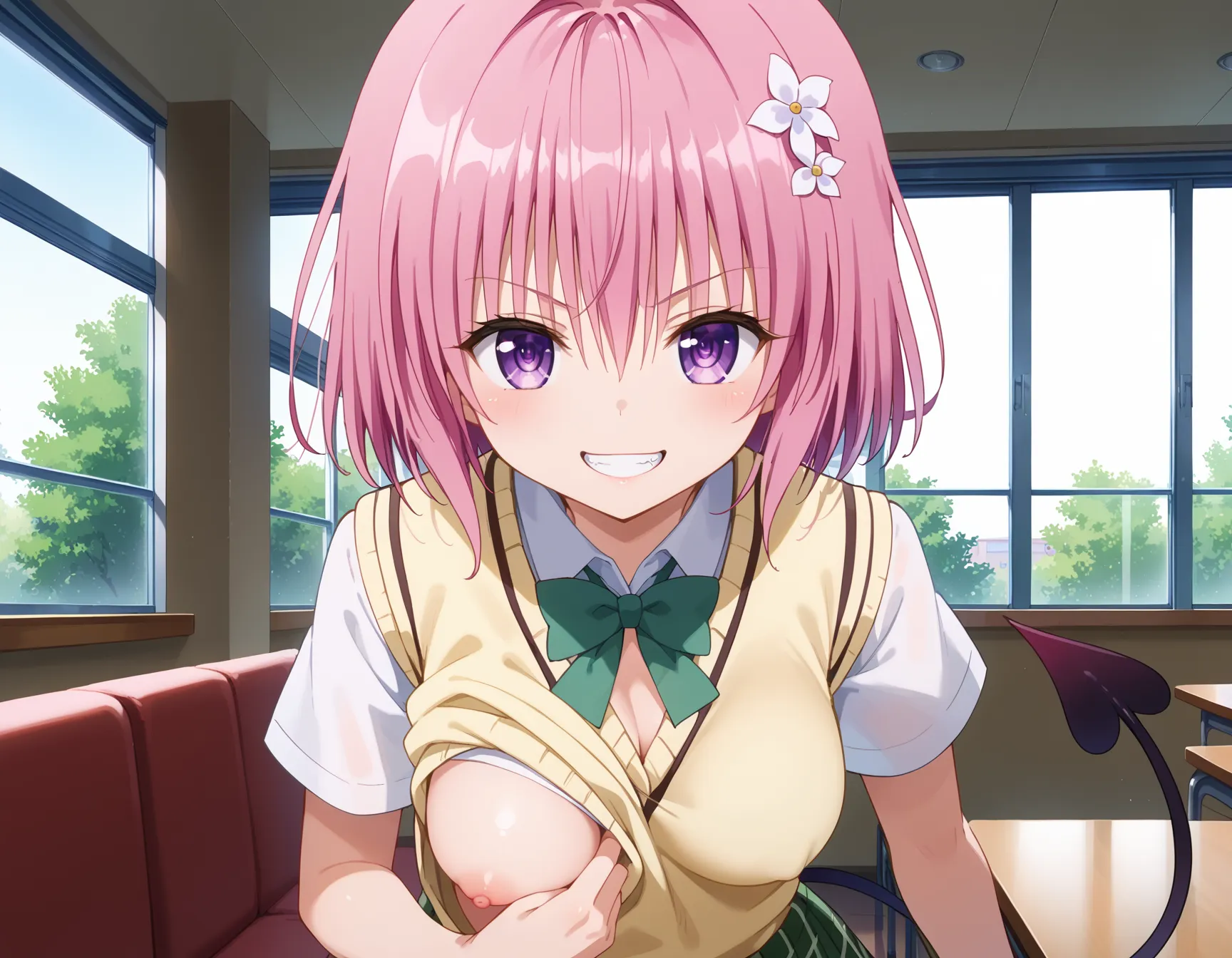 【「学制服」AIエロ画像（イラスト・アニメ・二次元風）4855枚まとめ！(41ページ目)のエロ画像1枚目