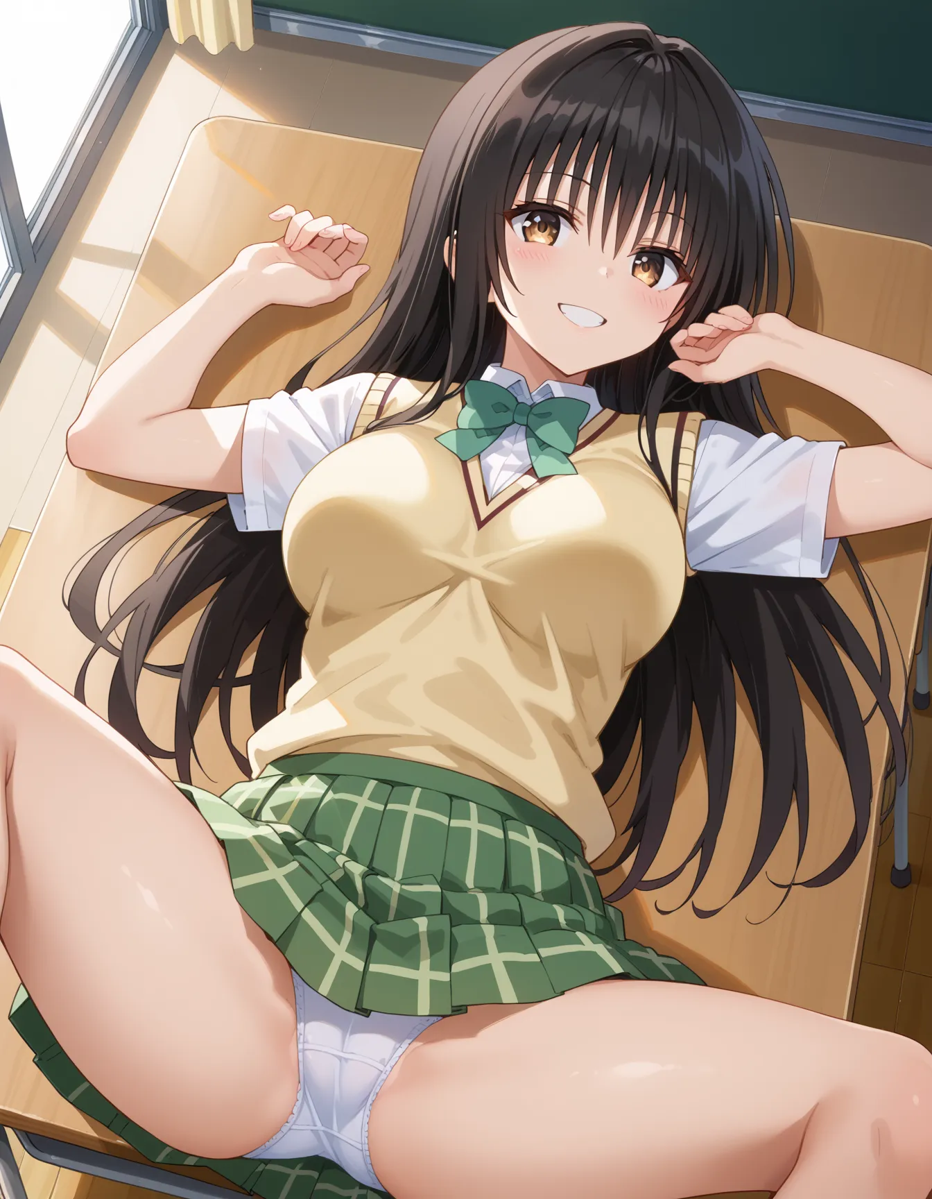 【「学制服」AIエロ画像（イラスト・アニメ・二次元風）4855枚まとめ！(40ページ目)のエロ画像26枚目