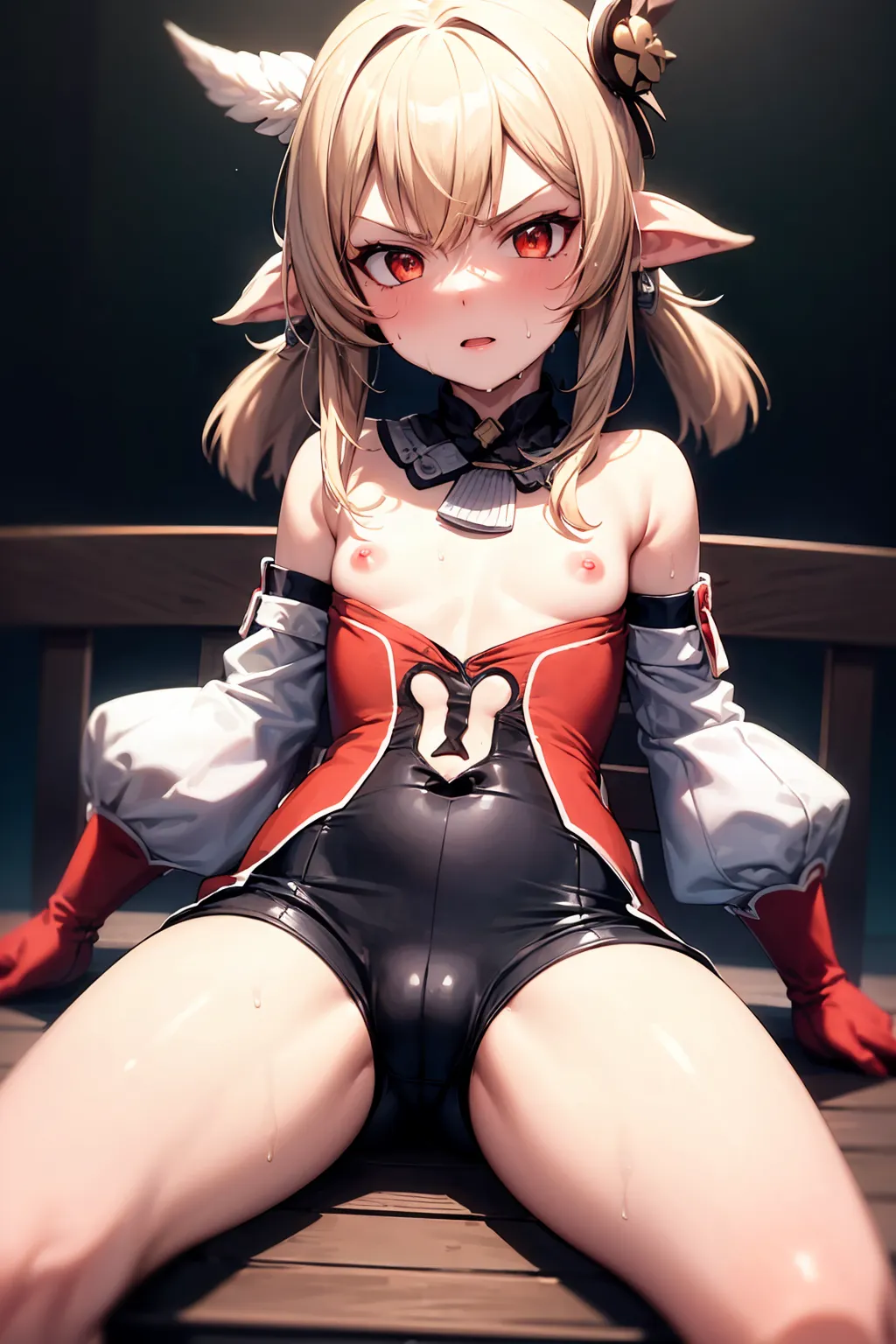 【「貧乳」AIエロ画像（イラスト・アニメ・二次元風）8390枚まとめ！(72ページ目)のエロ画像22枚目