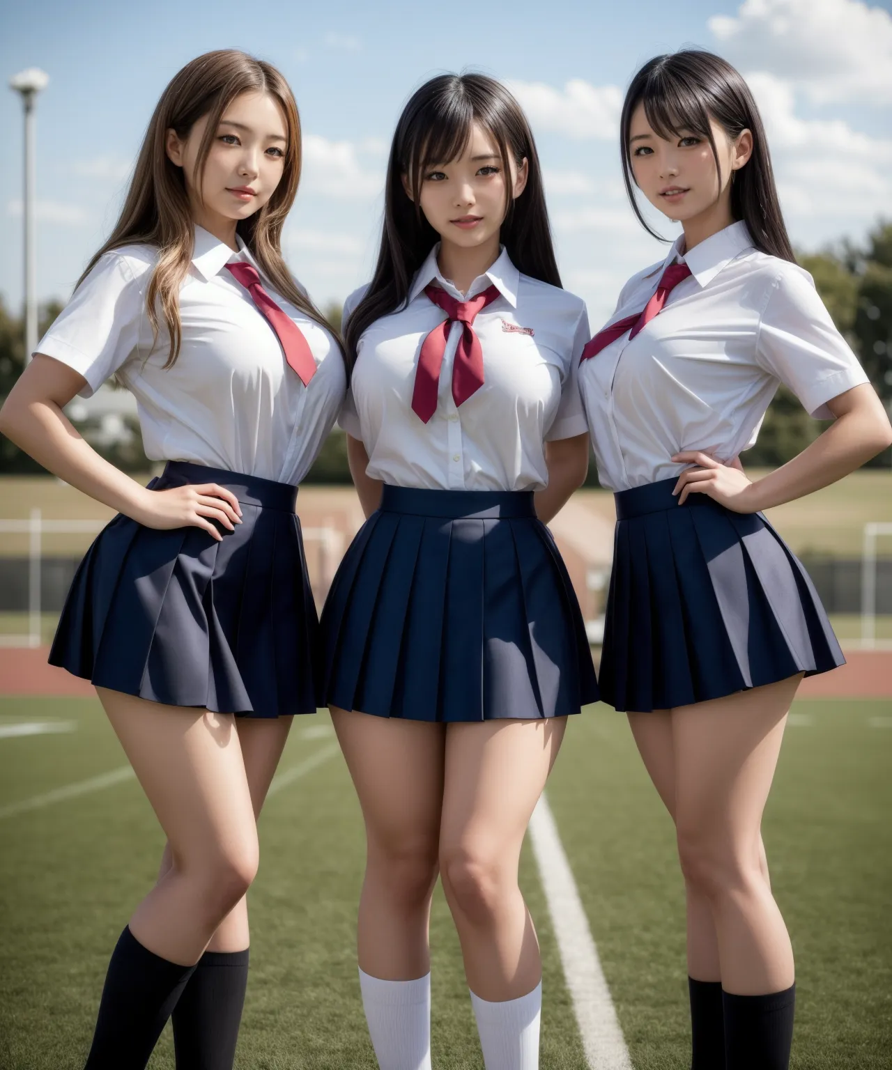 【「女子校生・JK×学制服」AIエロ画像（リアル・実写・フォト風）6248枚まとめ！(51ページ目)のエロ画像30枚目